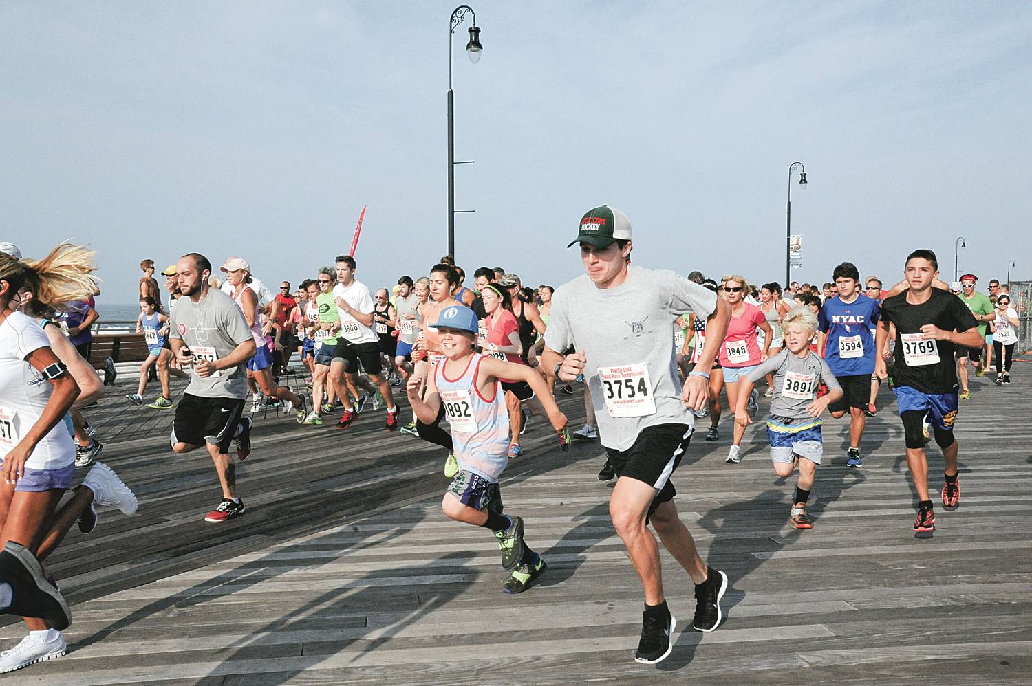More than 300 people participated in the annual 5K race.