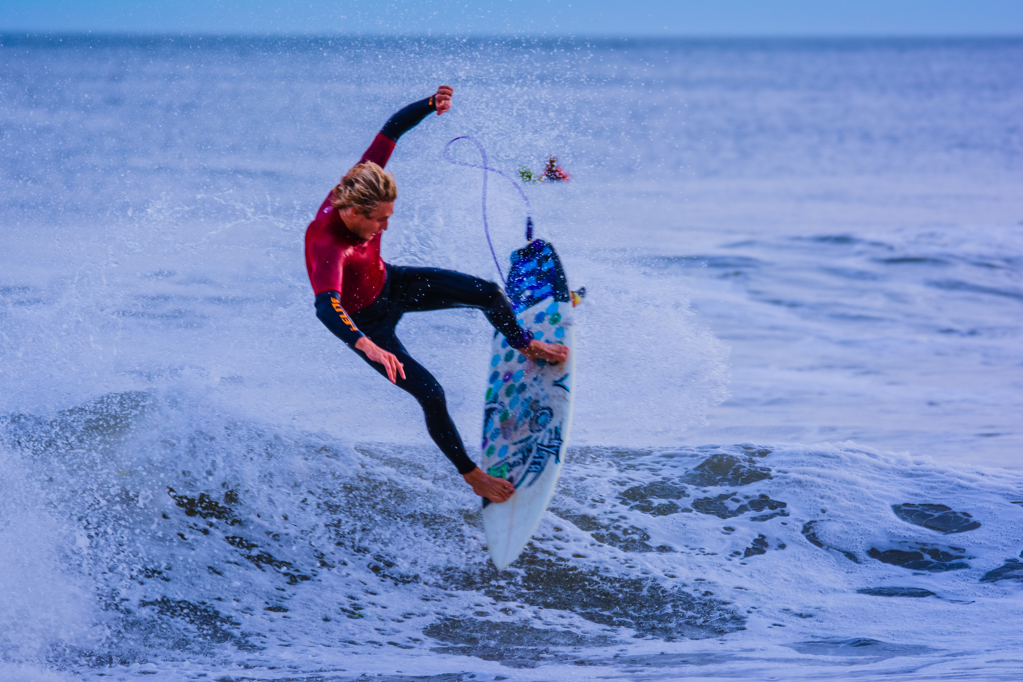 Professional surfer Leif Engstrom won the open surfing contest on July 15, part of the sixth annual Surf Week, presented by NYSEA.