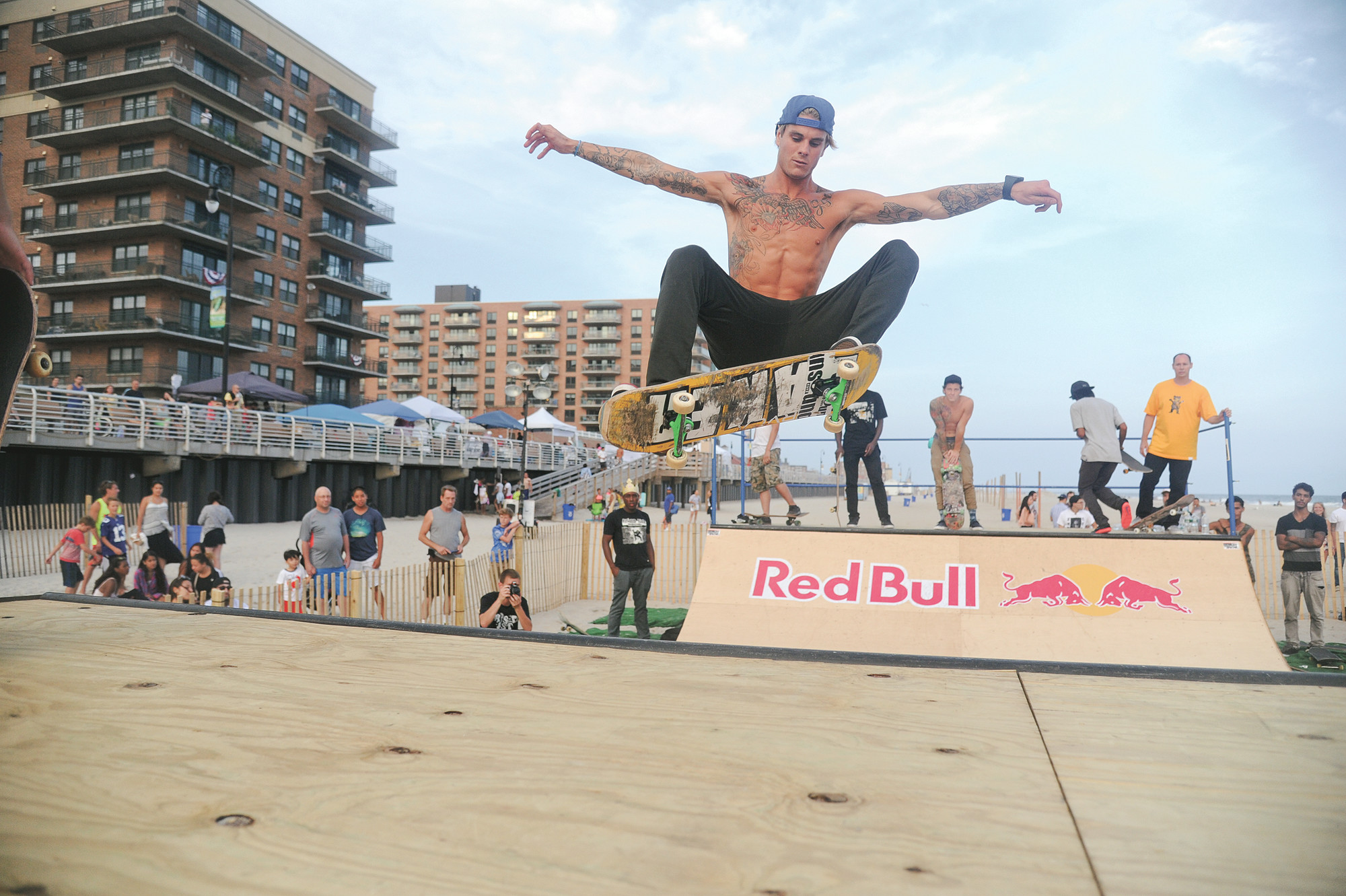 Anthony Brippele, of Long Beach, competed in the skateboarding contest.