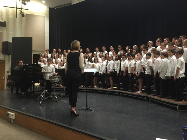 The Martin Avenue senior chorus was one of three North Bellmore musical groups to earn a silver award this year.