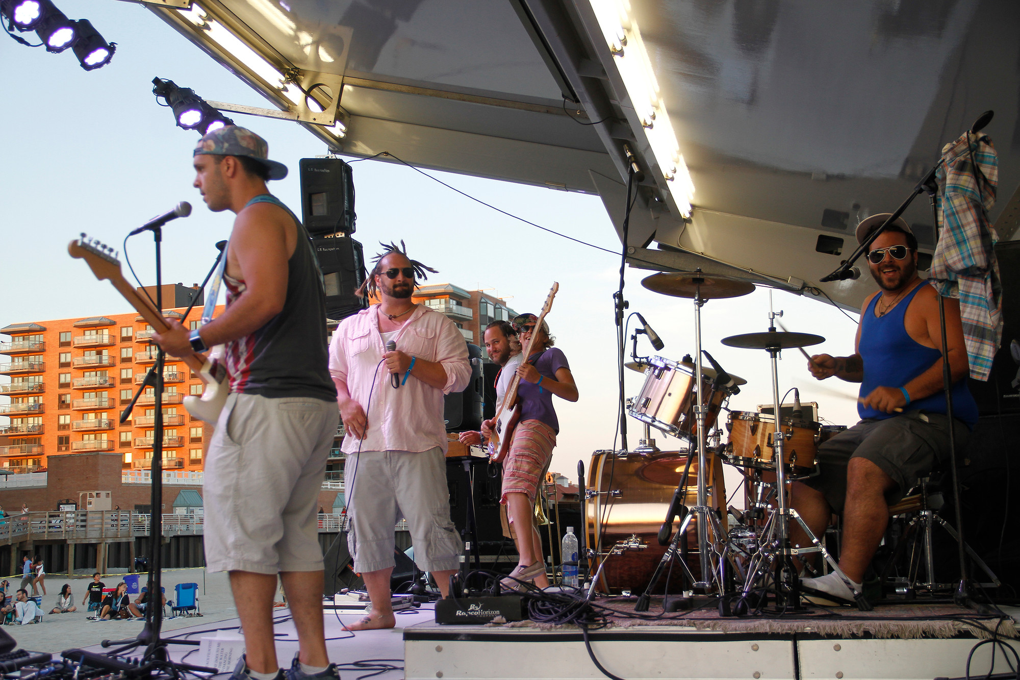 Long Island reggae band Oogee Wawa performed, along with numerous other musical acts.