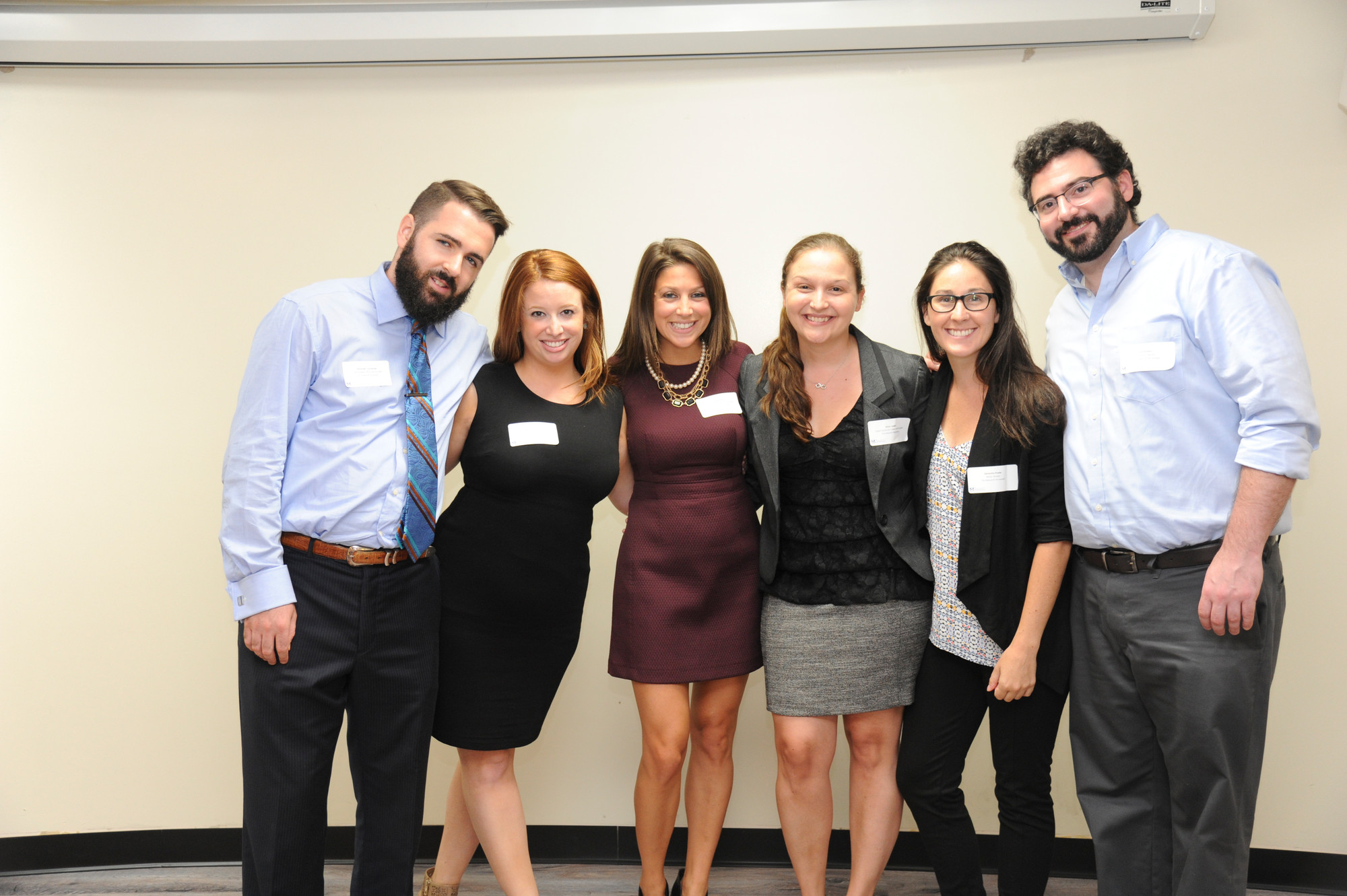 The board of the Makeshift Movement, from left: Alex Tucciarone, chief strategy officer and founder; Laure Peteroy, chief communications officer and founder; Jessica DiRocco, chief operations officer and founder; Alison Amato, chief community liaison and founder; Samantha Postle, senior adviser; and John Kuehn, director.