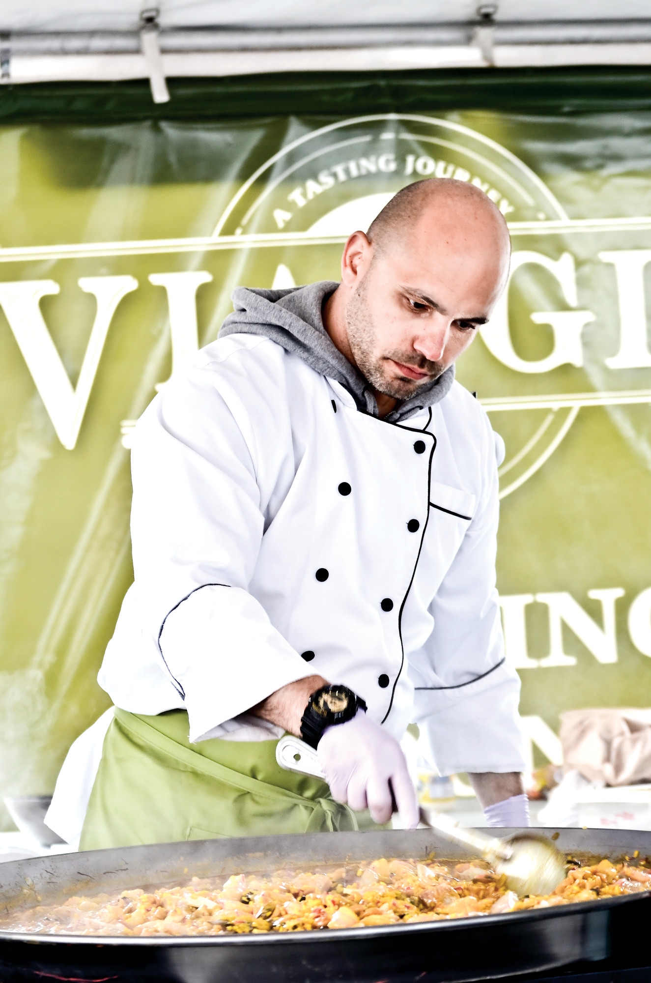 Chef Alex Bujoreanu of Viaggio Tapas cooked up food at last year’s festival. This year will see even more chefs showing off their culinary skills.