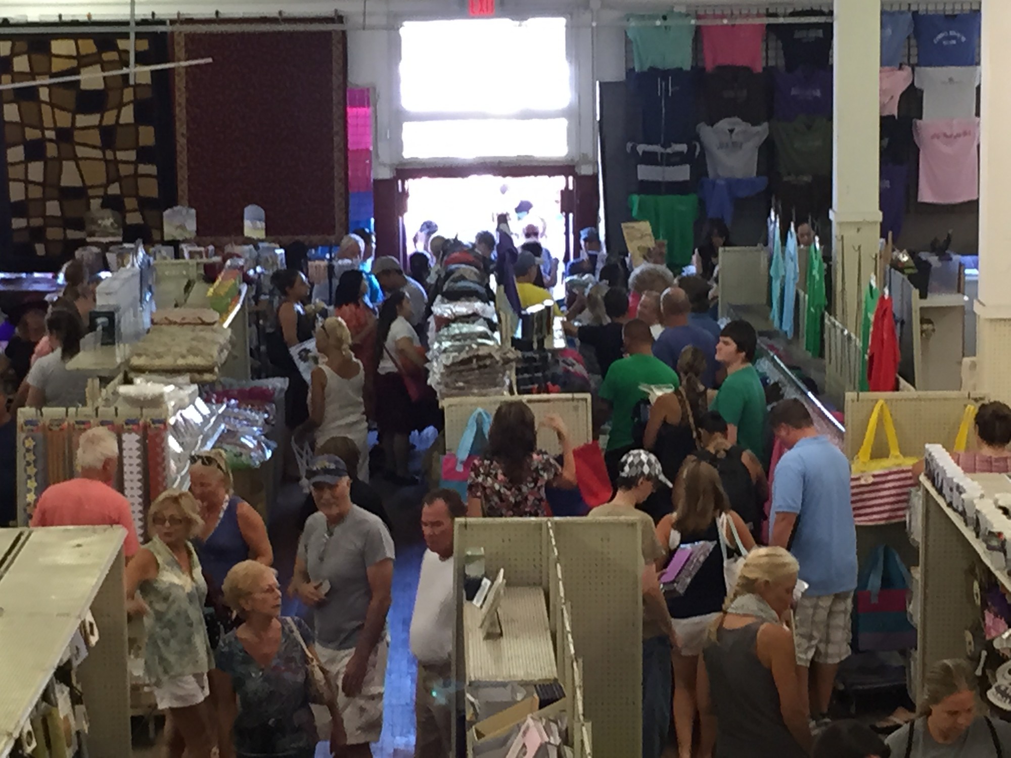 Hundreds packed Long Beach Craft & Variety throughout the day on Sunday ahead of the store’s closure this month.