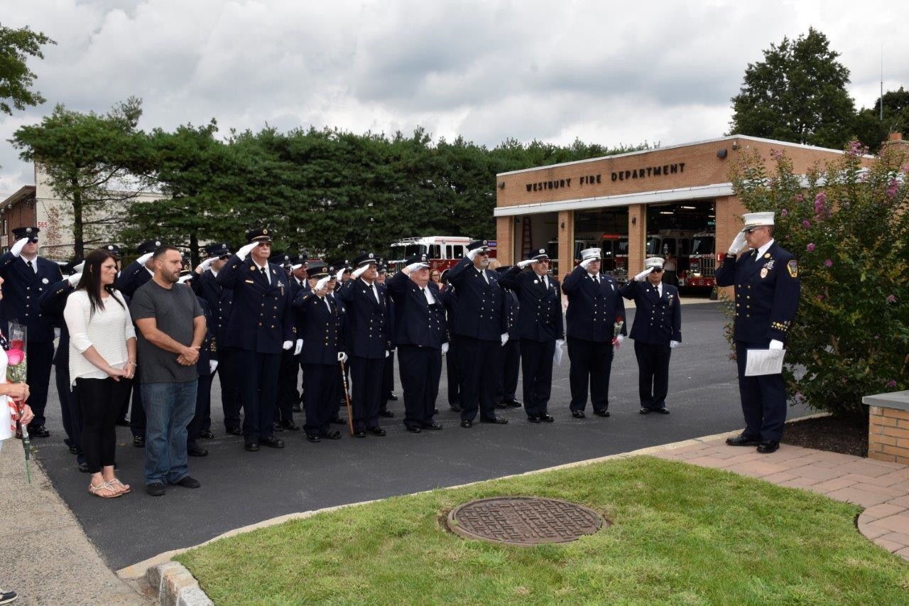 Community members and volunteers paid their respects at Station 2.