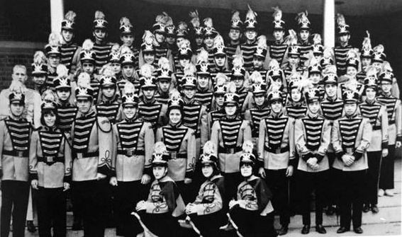 West Hempstead High School’s band in 1965.