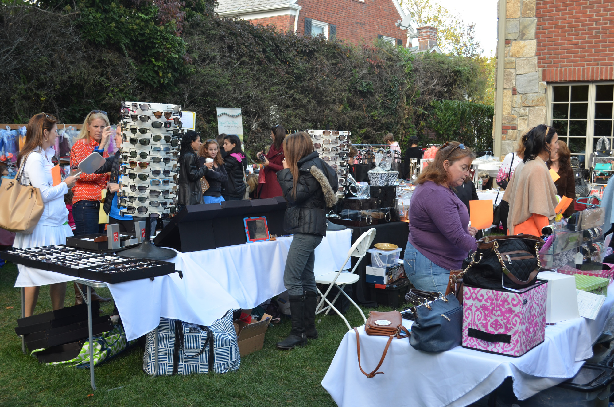 Vendors from all over came to Carol Ruchalski’s yard to sell their goods. (Tim Baker/Herald)
