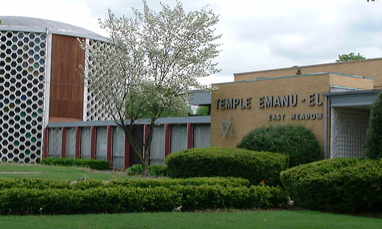 Temple Emanu-El of East Meadow is located at 123 Merrick Avenue, just south of Hempstead Turnpike.