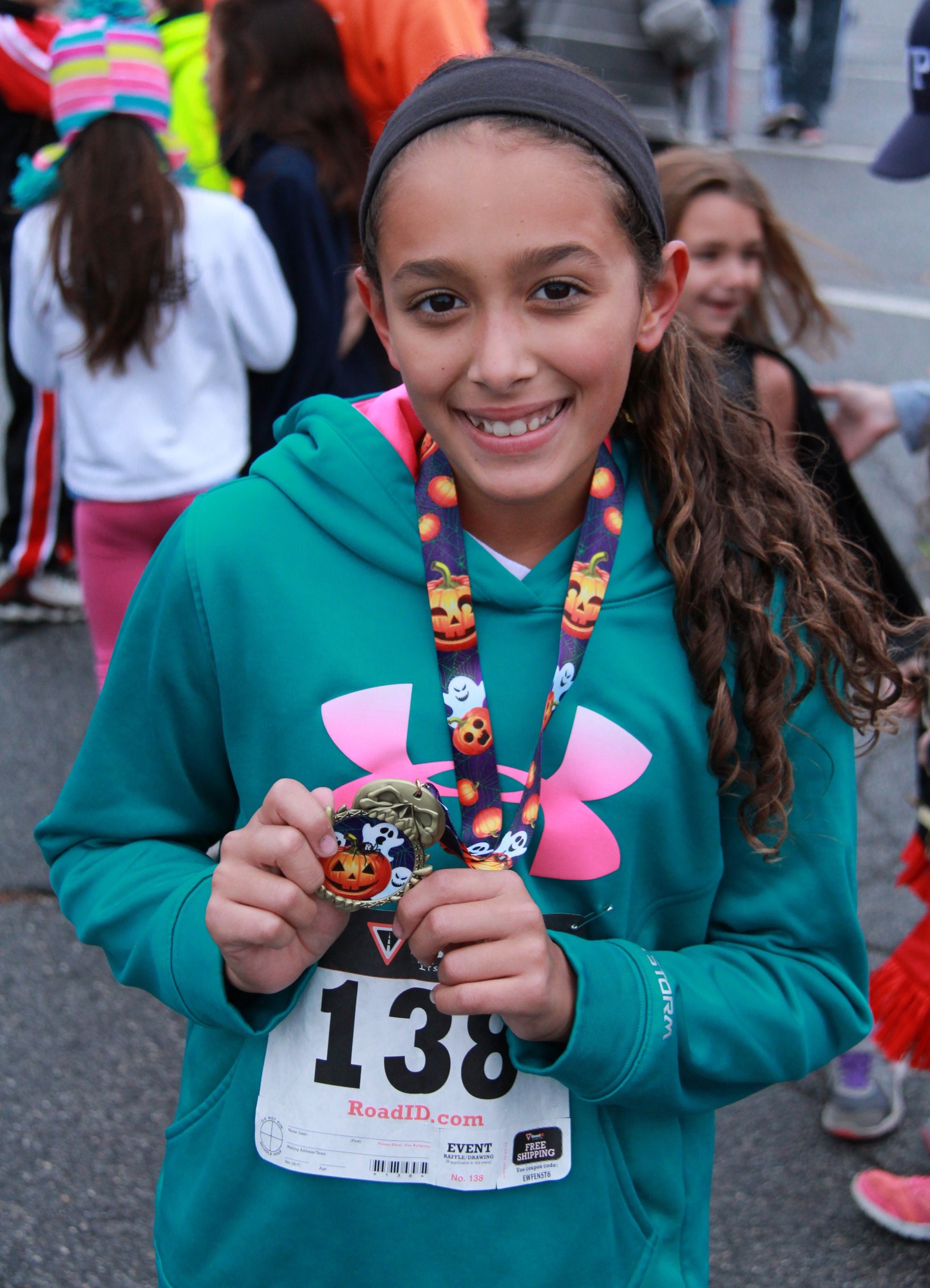 Amanda Borgogelli was the winner of the children’s race.