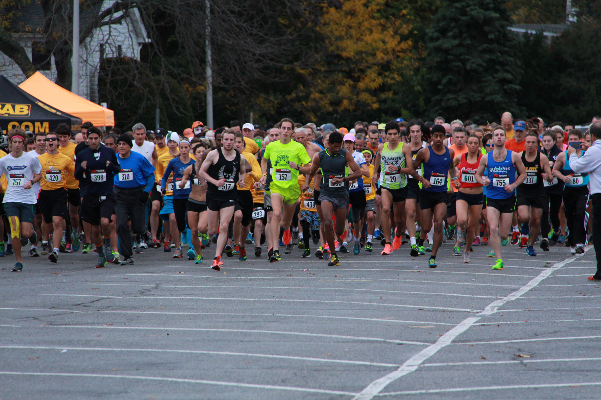 More than 600 runners took part in the John Theissen Children’s Foundation’s annual Freaky 5K last Sunday morning in Wantagh to raise money for sick and underprivileged kids. Coming in first was 22-year-old Nick Filipapazzo, of Wantagh (No. 157).