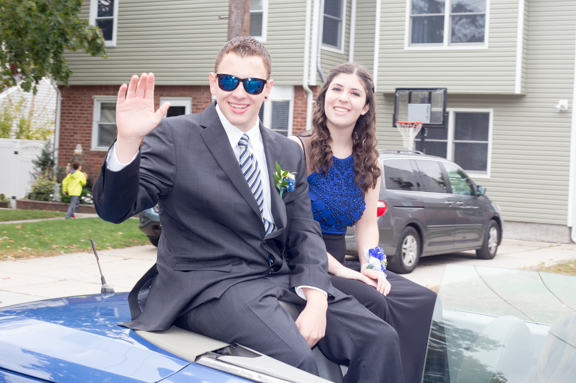 William Krutino and Danielle Levy were part of the Homecoming Court.