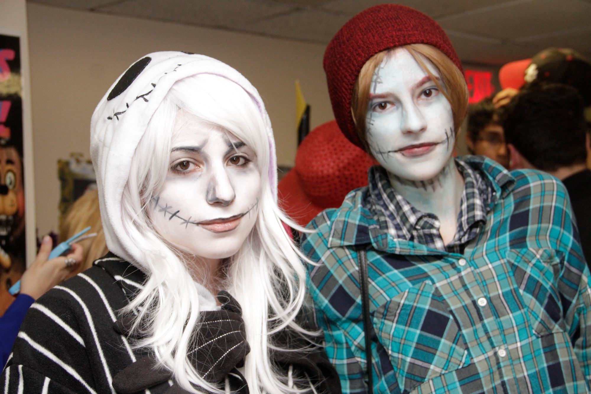 Gianna Giaquinto and Julia Riwaldi were some of the many creative people who participated in Anime Fest.