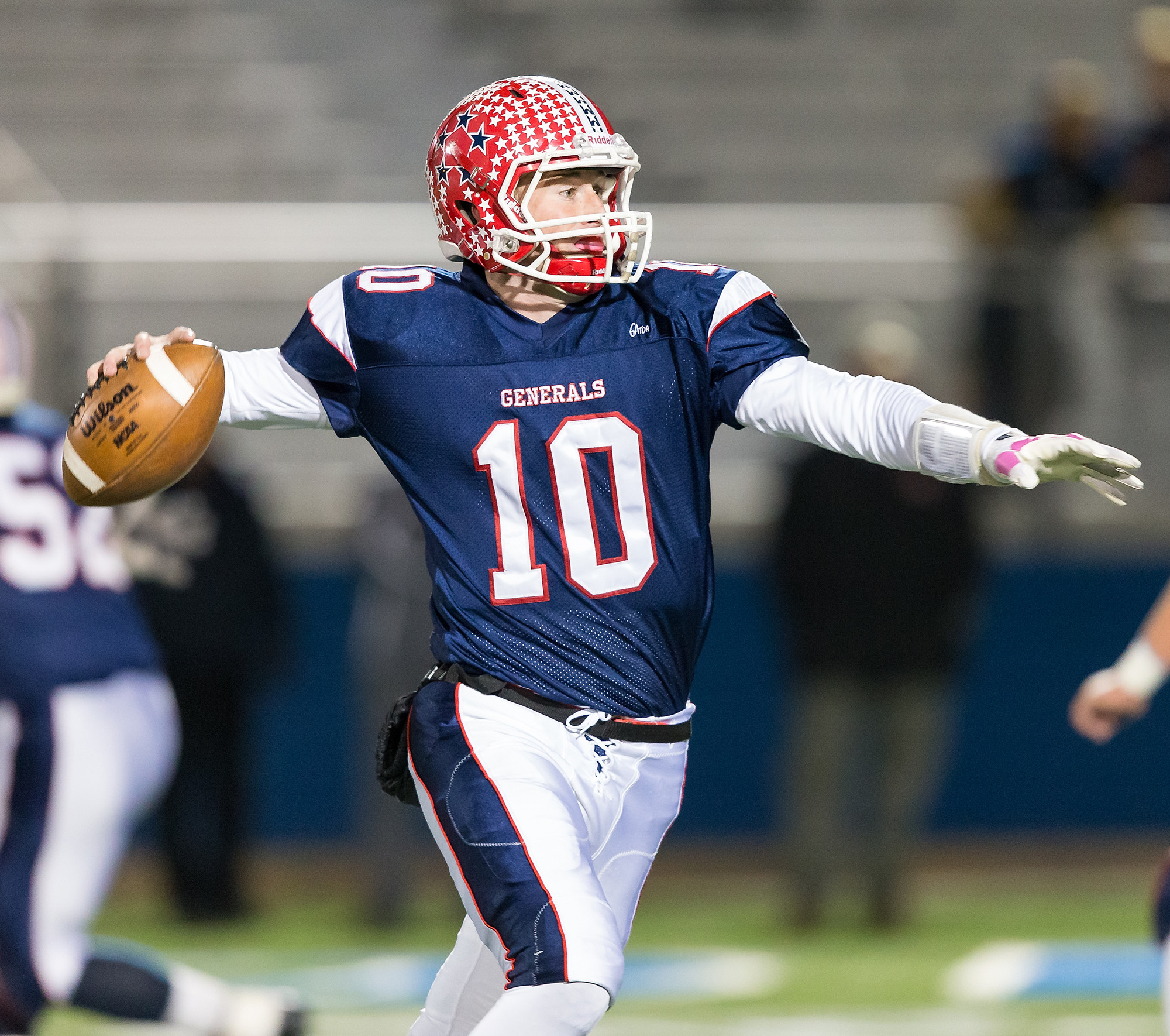 MacArthur Quarterback Jimmy Kelleher was in the stands — and hadn’t started kindergarten yet — the last time his school was in the Long Island championship game.