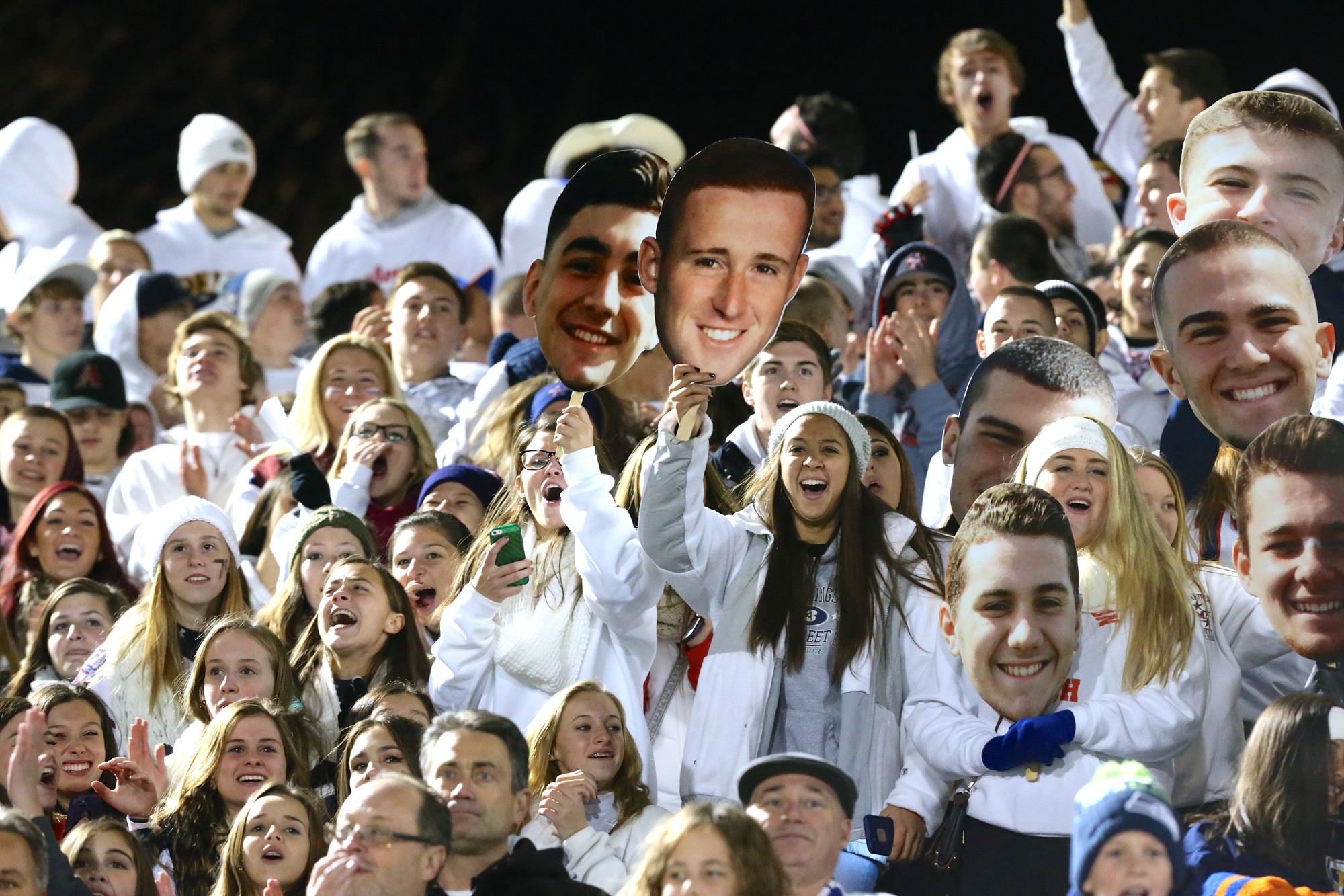 MacArthuR players received great support from the fans who came out to watch the team play Wantagh on Nov. 20 for the Nassau County Conference II title.