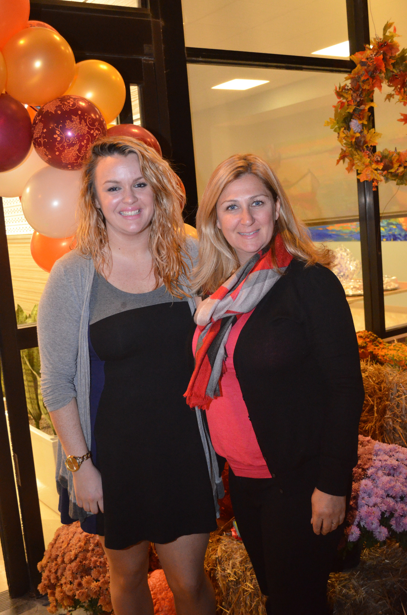 Director of Admissions Katie Powers with Johanna Sofield, president of the Long Beach Christmas Angel.