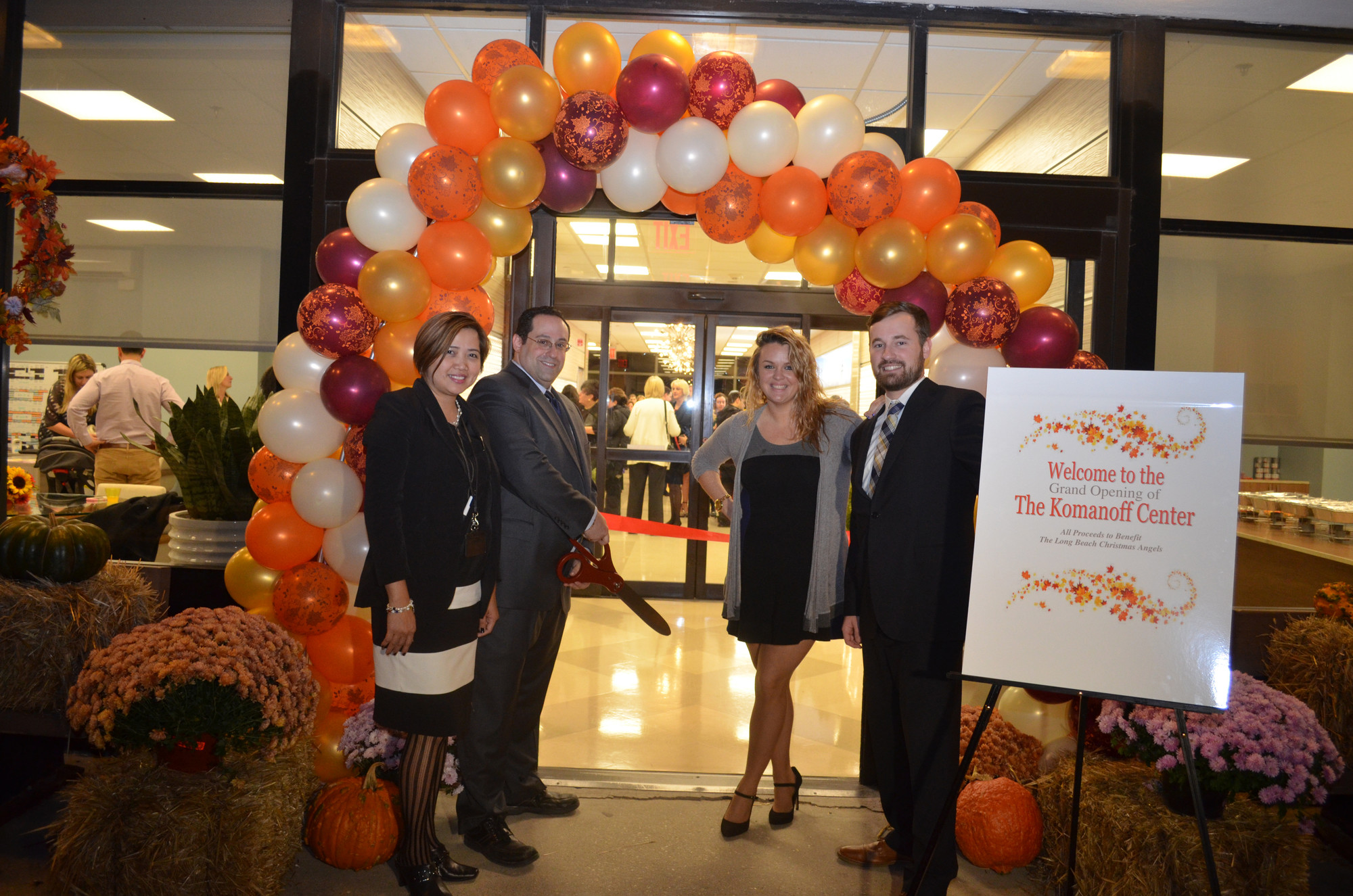 Tim Baker/HeraldIsabel Agustin, far left, David Goldman, Katie Powers and Joe Carillo outside of the newly renovated Komanoff Center for Geriatric and Rehabilitative Medicine on Nov. 18. The center reopened its rehabilitation facilities that were damaged by Hurricane Sandy.