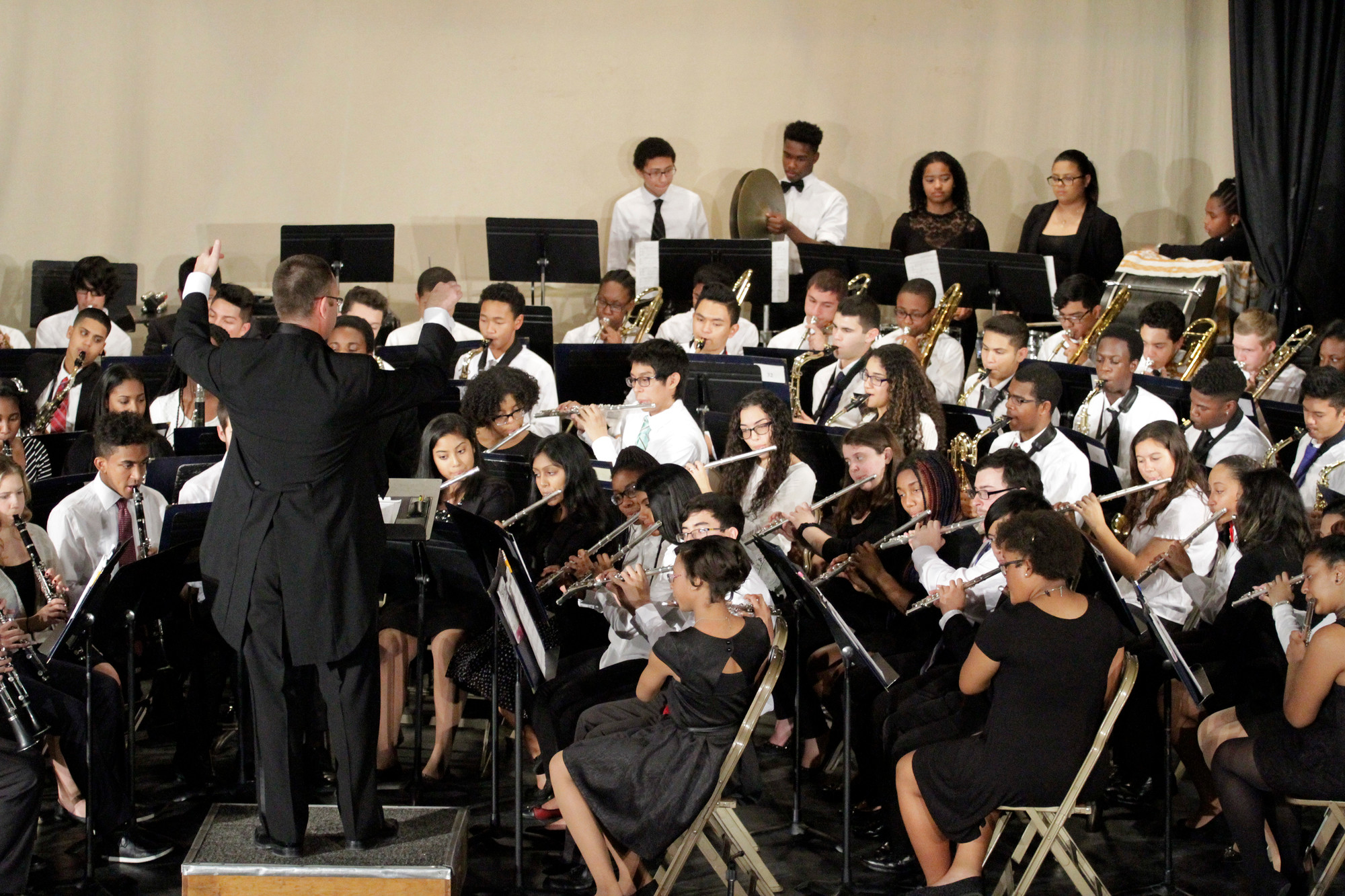 The Central High School band showed its stuff during the winter concert.