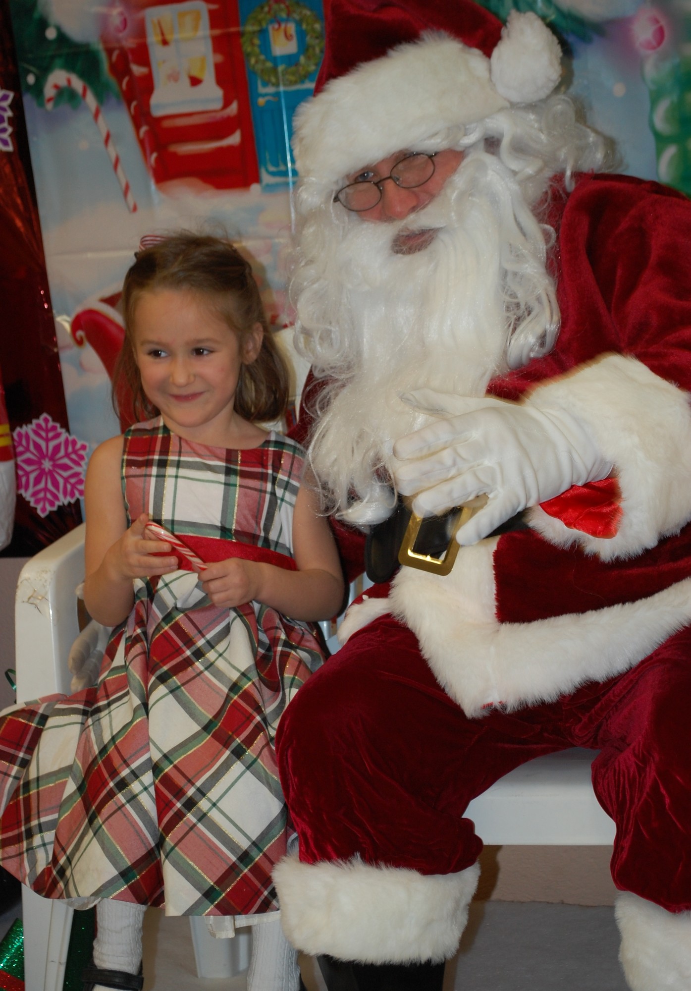 Jenna Caniano told Santa what she wants for Christmas.