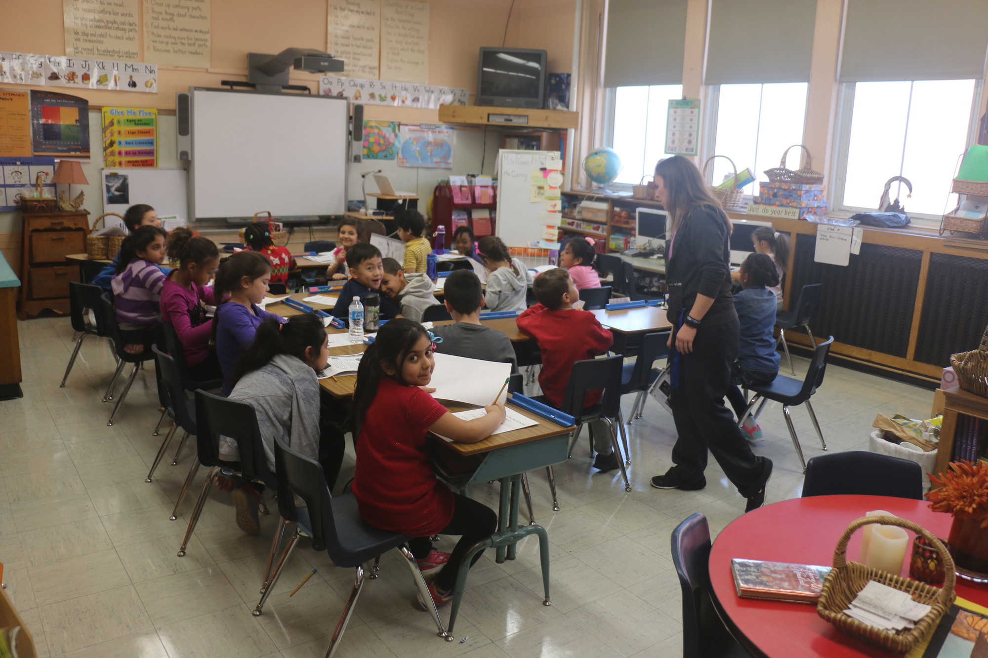 Classrooms at the Brooklyn Avenue School are older and smaller than others in the district.