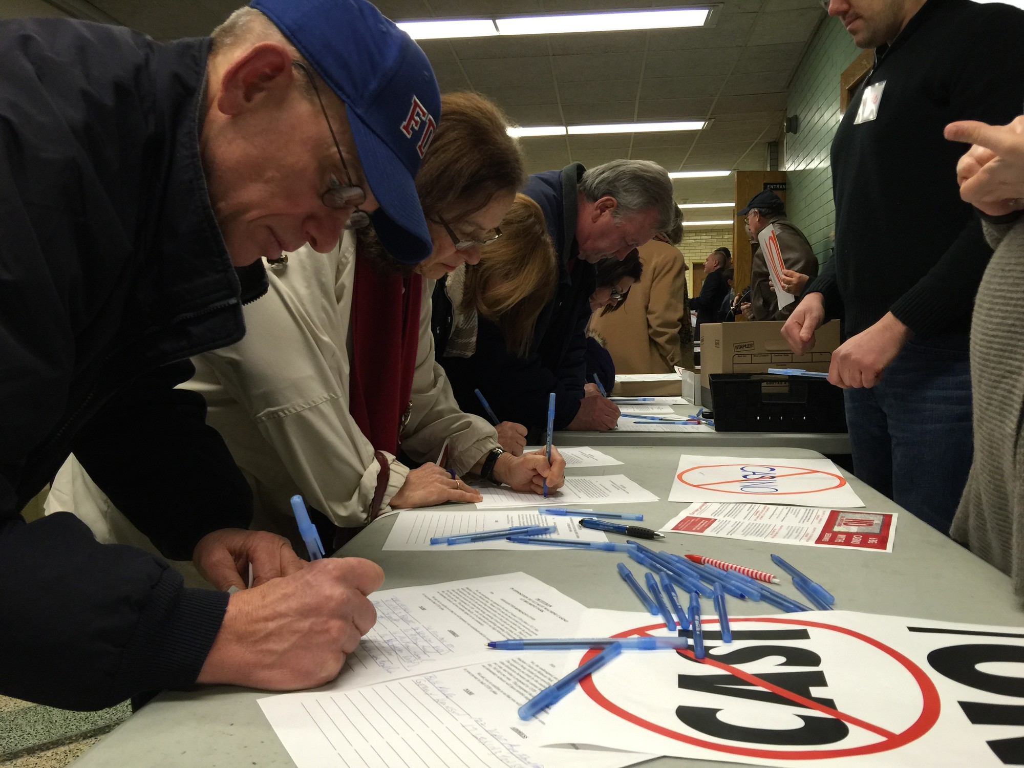 More than 2,000 people signed a petition opposing the VLT facility.