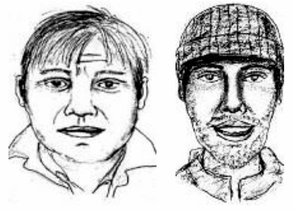 Nassau County Police released these sketches of two men who robbed a West Hempstead homeowner at gunpoint last Friday afternoon.