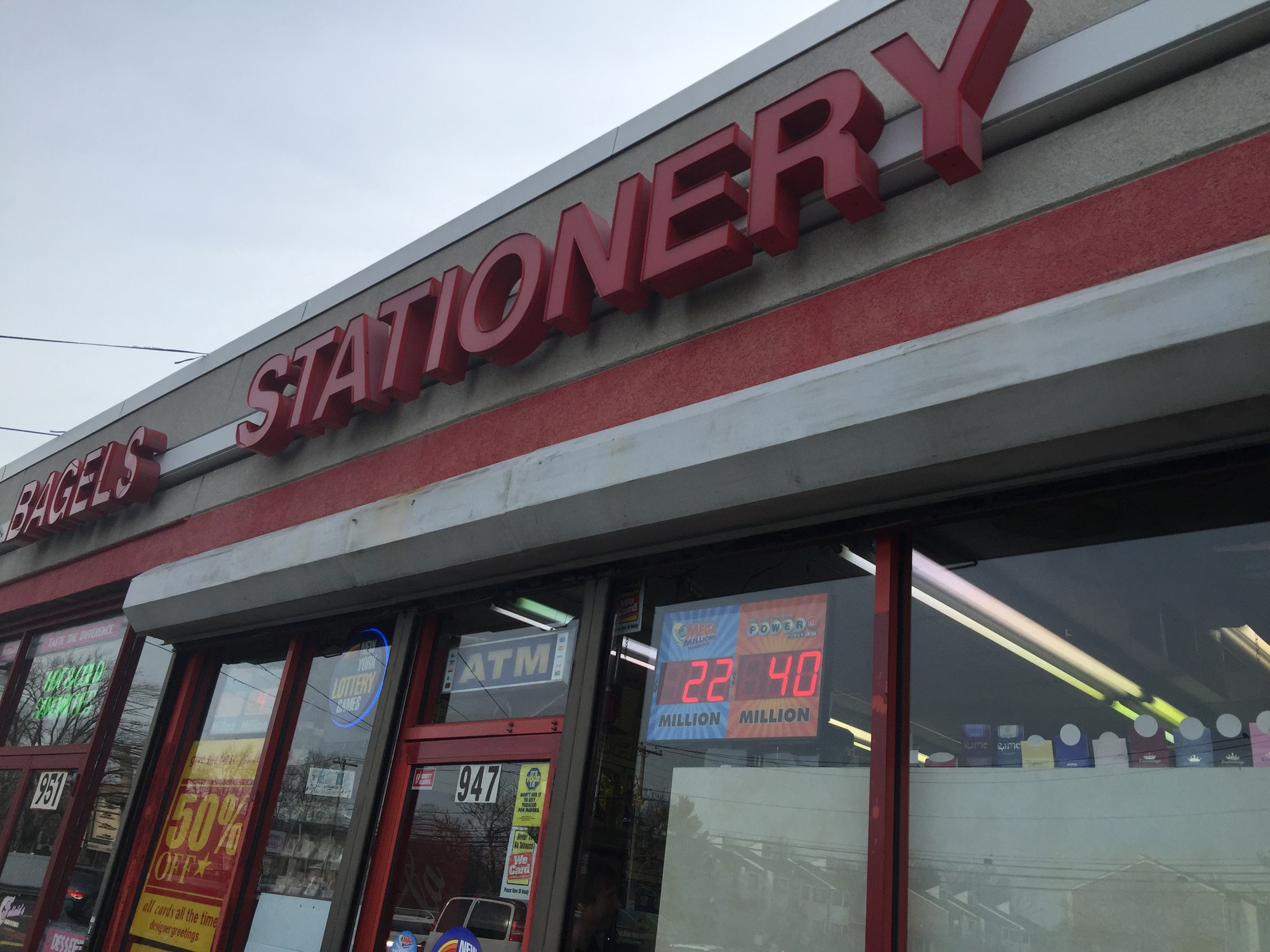 Rosedale stationary in Valley Stream had a $50,000 Powerball winner.