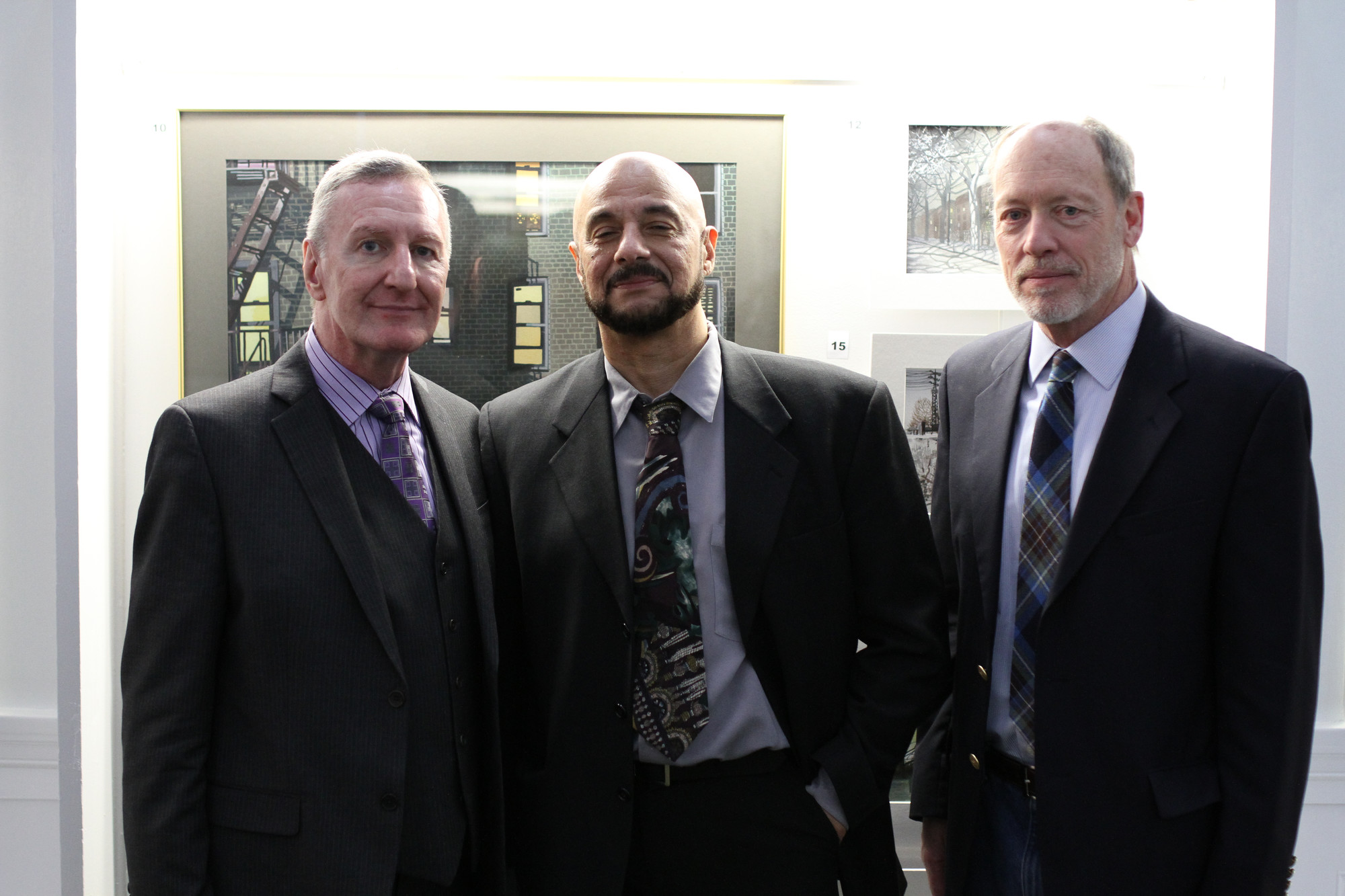Organizers of the gallery: Dan Ezell, Cesar Gil and Robert Bishop.