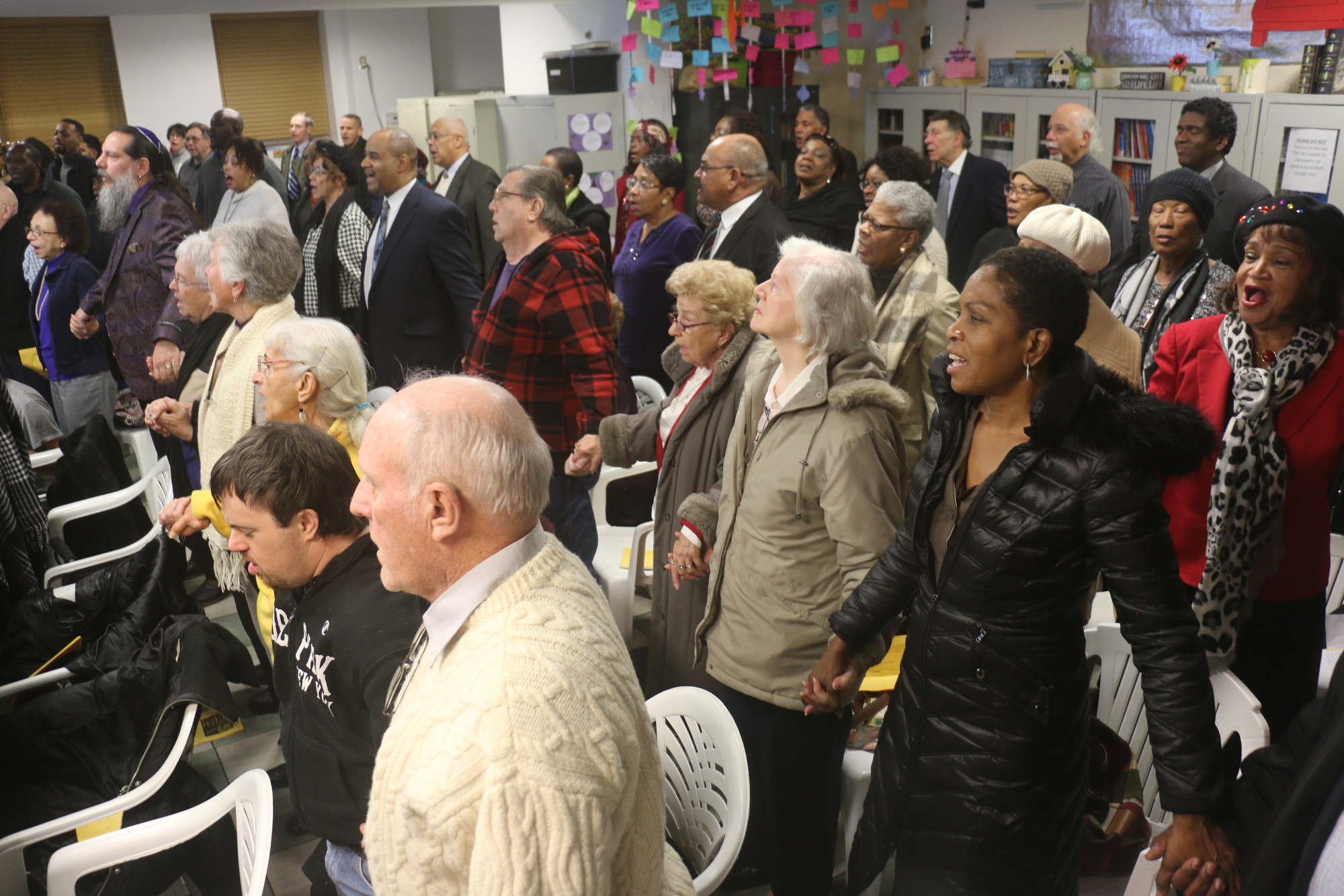 The Valley Stream Religious Council celebrated its MLK Day event at the mosque in Valley Stream.