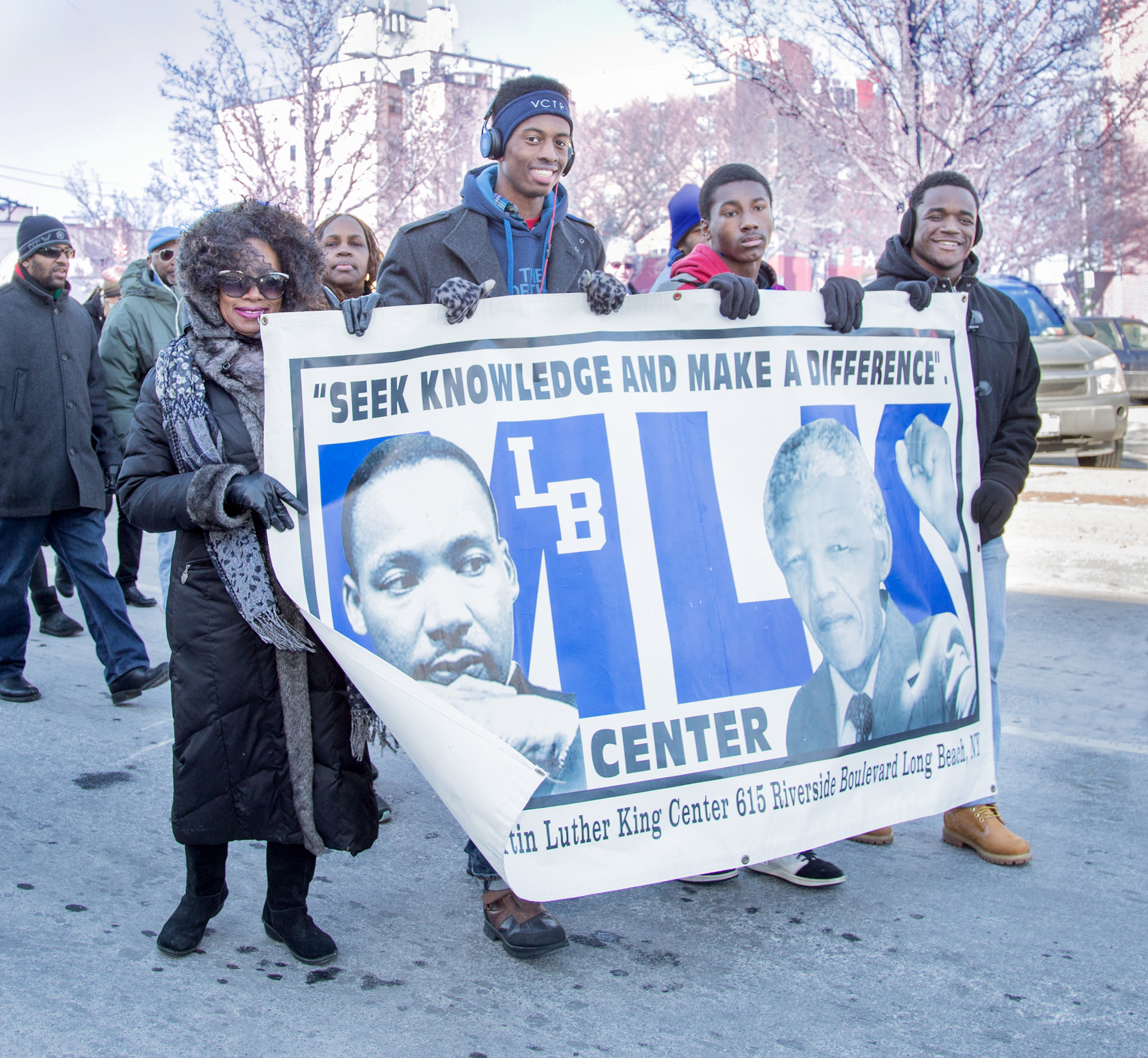 Hundreds participated in the MLK Center’s annual Martin Luther King Jr. commemorative march on Park Avenue on Monday. The parade route closely follows the one King took when he visited Long Beach in 1968. Photos by Kristie Arden/Herald
