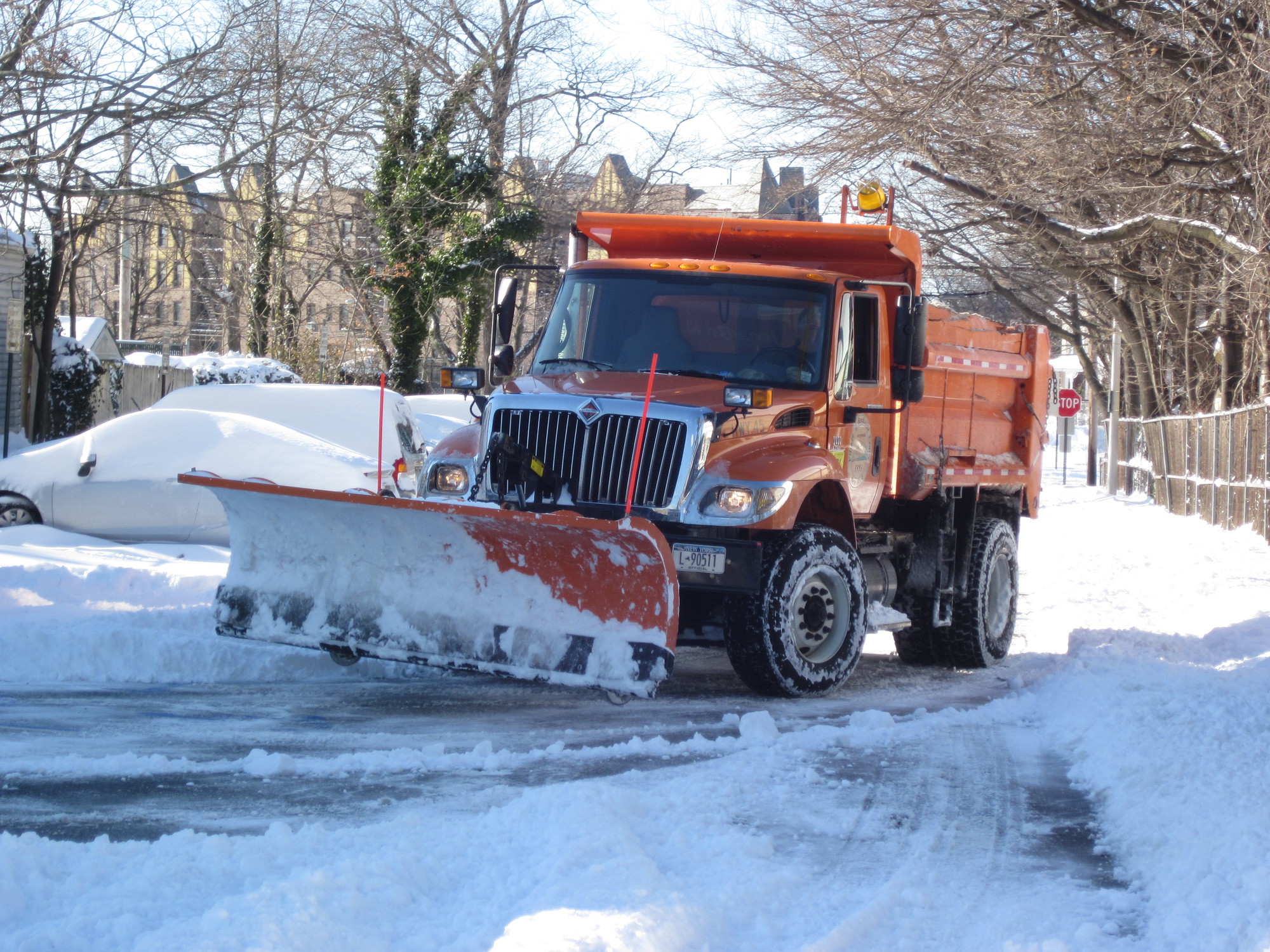 Rockville Centre plows will be out in force when the snow starts to fall until hours afterward, making sure the 50 miles of village streets are clear.