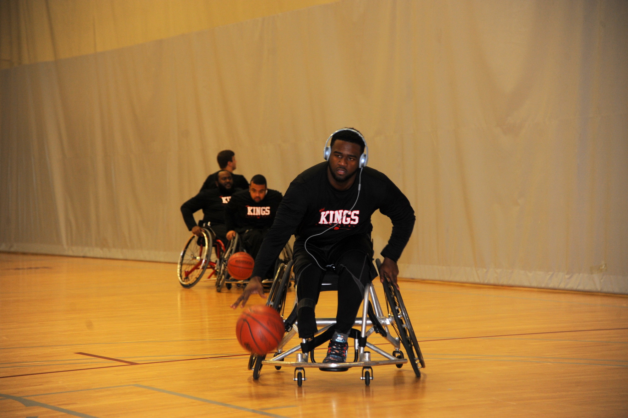 Christopher Saint-Remy, played wheelchair basketball in college at the University of Arizona.