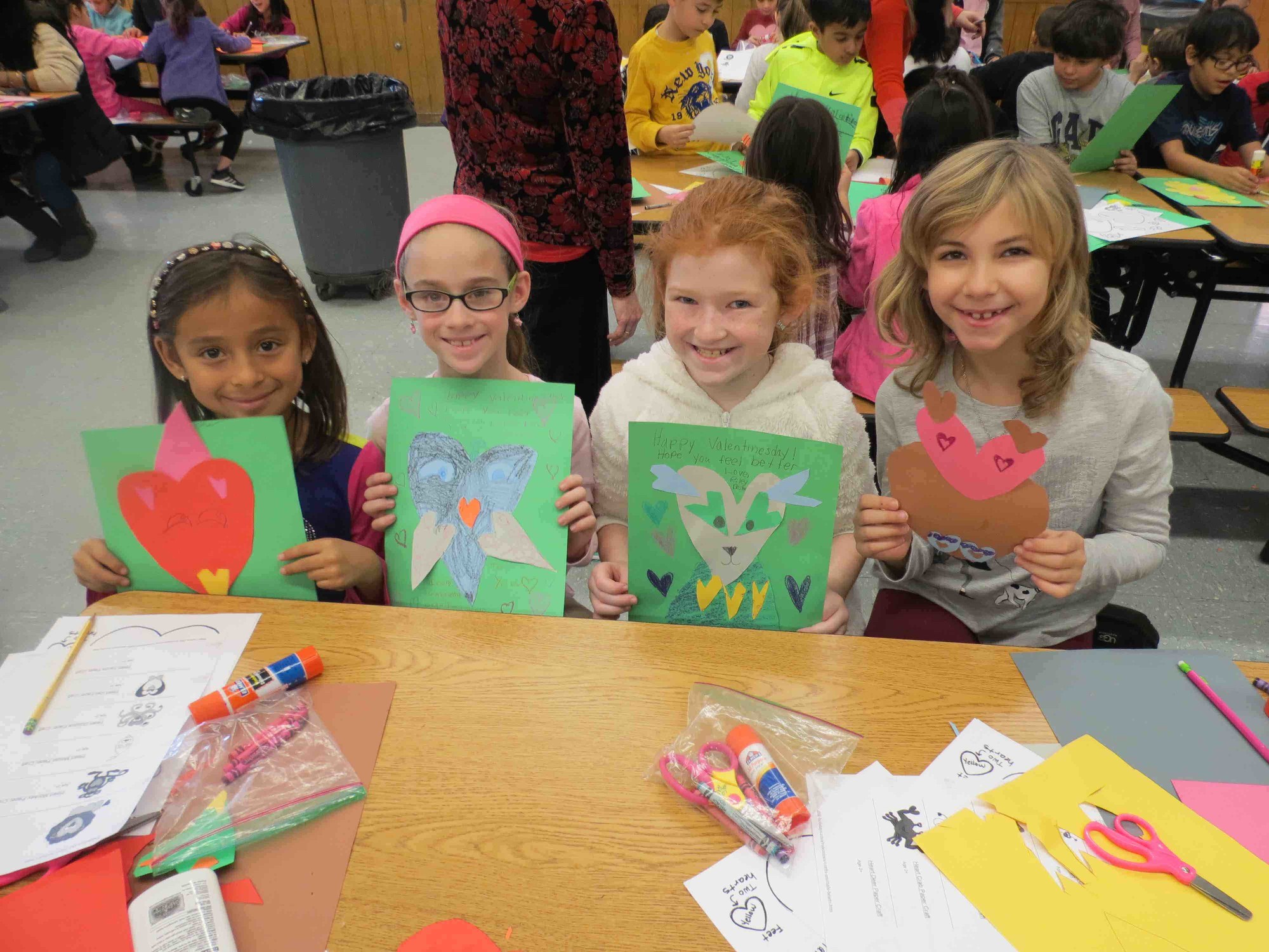 Third graders at Bowling Green Elementary School are sending their love to sick children this Valentine’s Day.