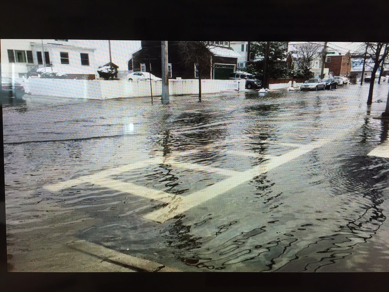 Significant flooding was reported again on Tuesday, including parts of West Park Avenue.