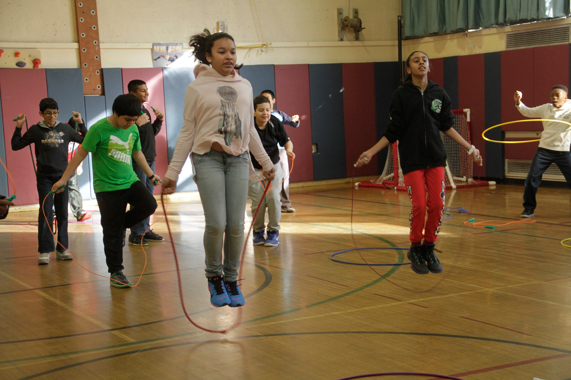 Howell Road Elementary School students stayed active during the school’s annual Healthy Heart Week.