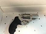 NYPD officers found this .357 revolver in the front seat of Jamal Funes's car following the car crash.
