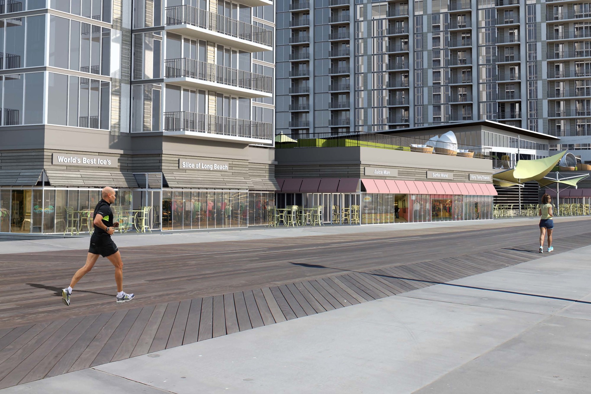 iStar is seeking a 20-year, $109 million tax break to build two, 17-story towers on the Superblock, with 522 luxury oceanfront rental apartments.