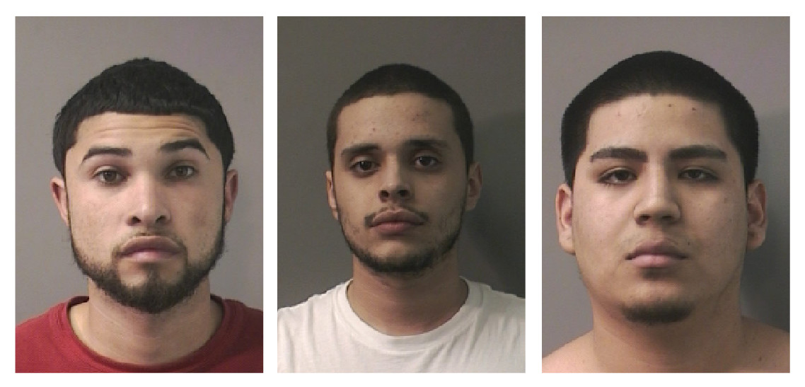 Jesus Maldonado, 22, of West Hempstead, Johnathan Faneytt, 21, and Jorge Freire-Romero, 19, both of Valley Stream, were arrested for stabbing a 27-year-old man a dozen times on Monday night.
