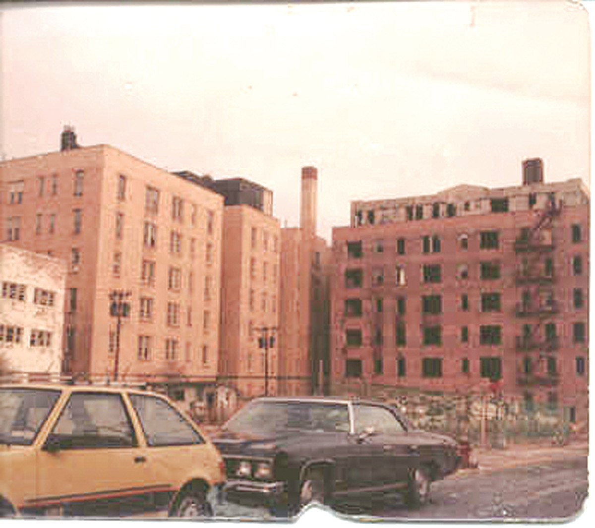 Shore Road in 1977 — by the late 1970s, many of the city’s old hotels were either burned-out shells or housed the mentally ill.