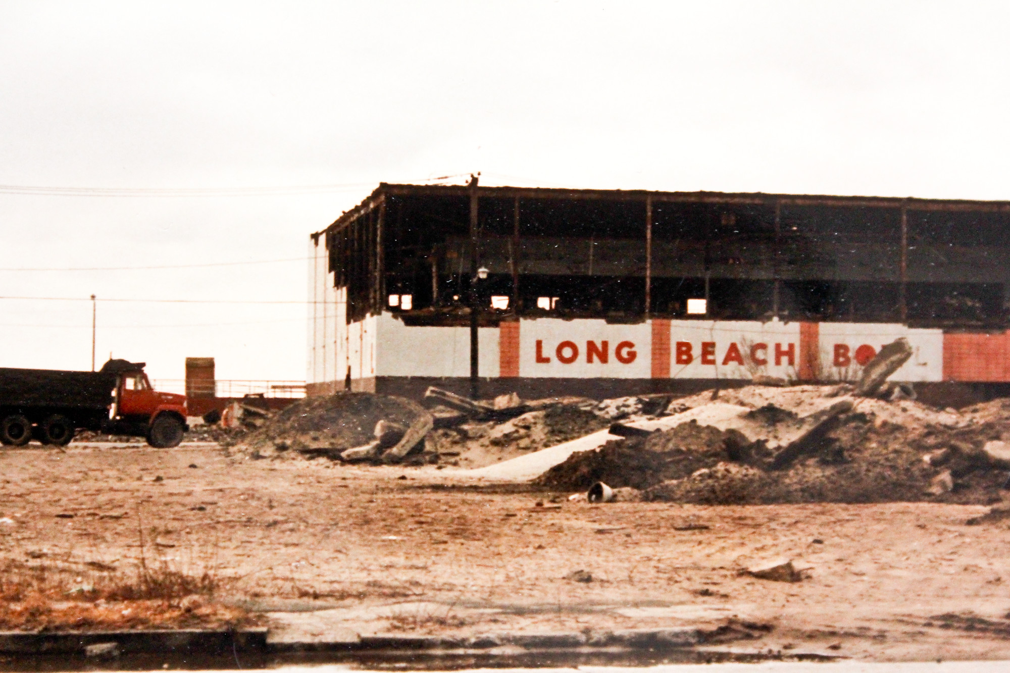The old Long Beach bowl on the Superblock was torn down in the 1980s.