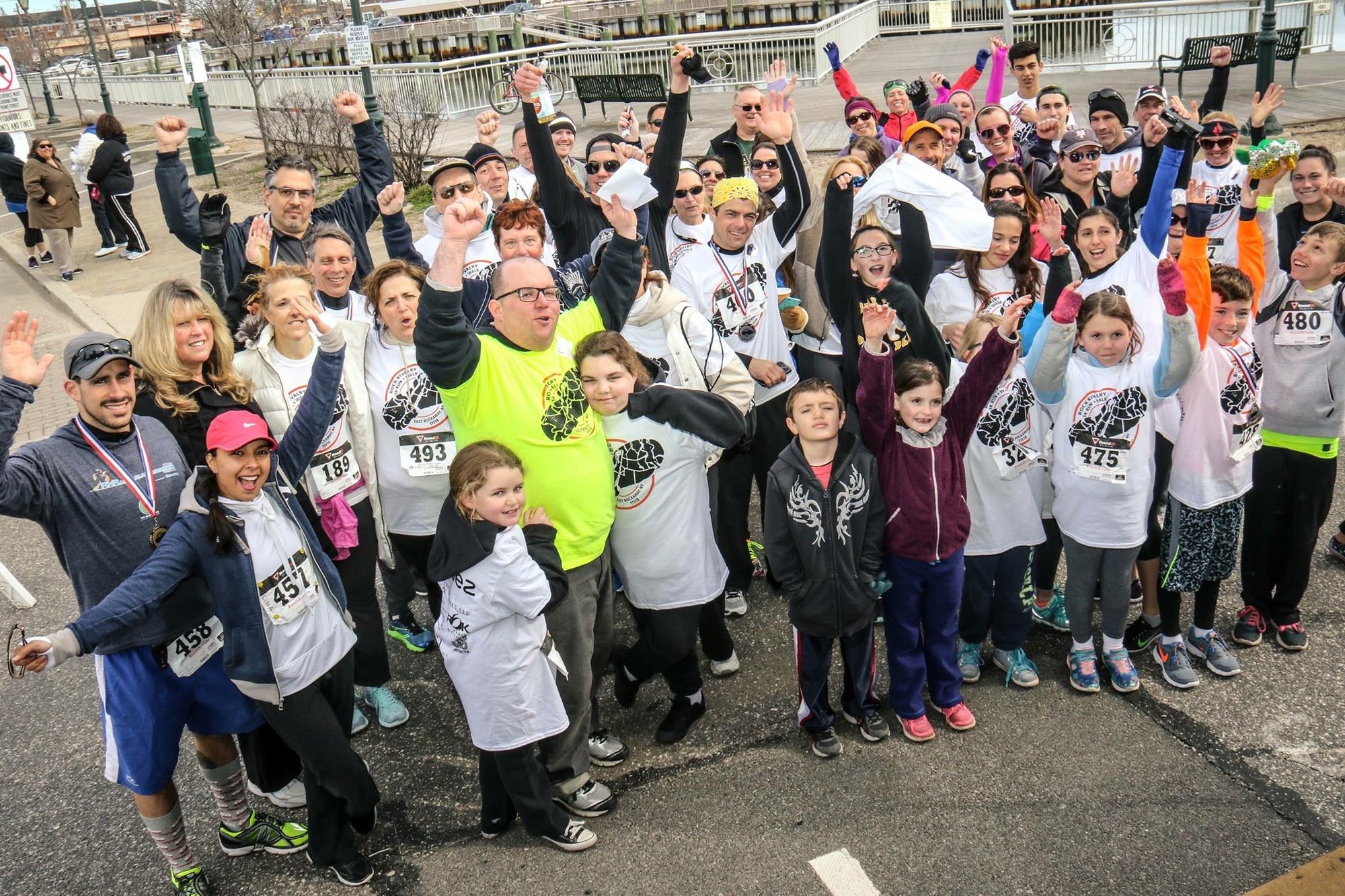 The first Rock Rivalry 5K race, hosted by the East Rockaway Education Foundation, was a big hit!