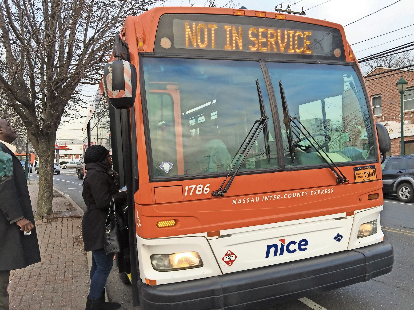 The N2/8 bus will be restored with a revised route, NICE spokesman Andy Kraus said.