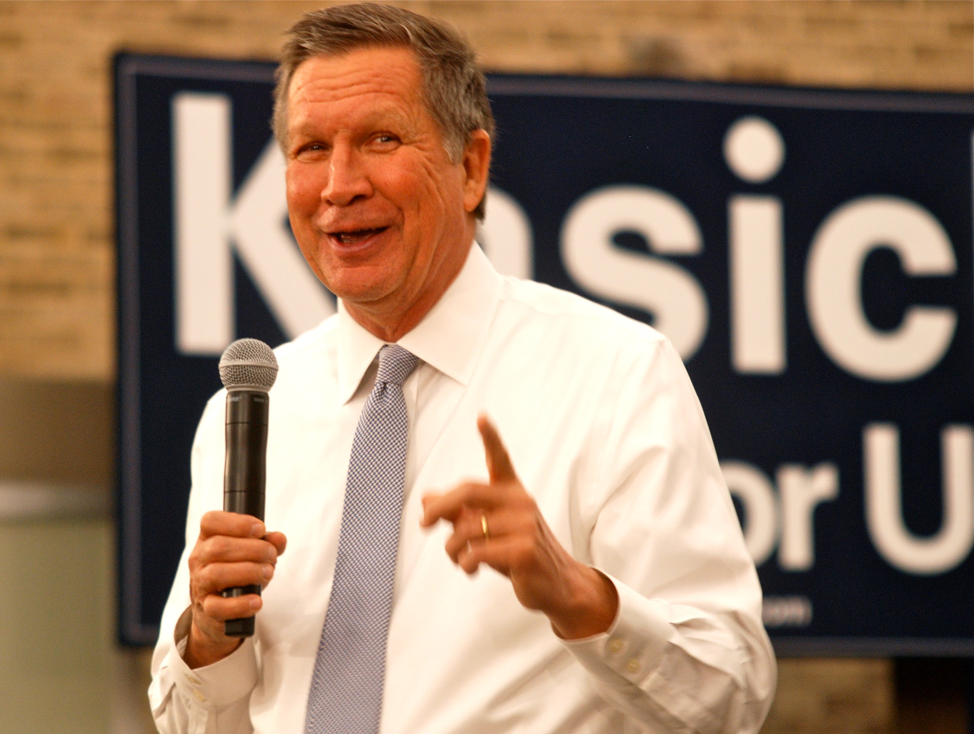 Kasich addressed issues from the national debt to student loans.