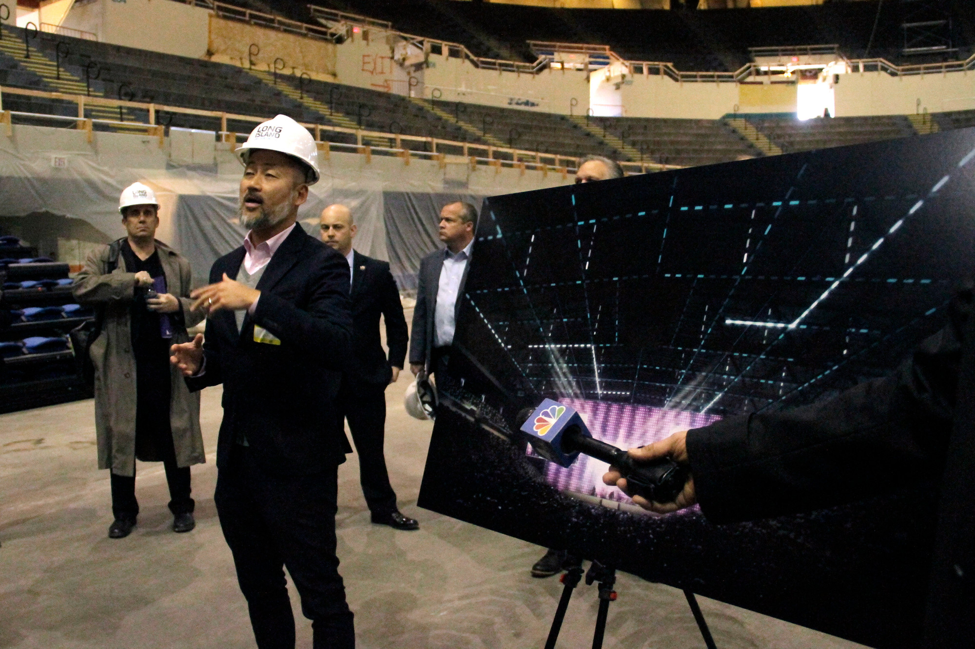 Peter Wang, a design director for Gensler, said the Coliseum’s new lighting system would build excitement at concerts and other events.