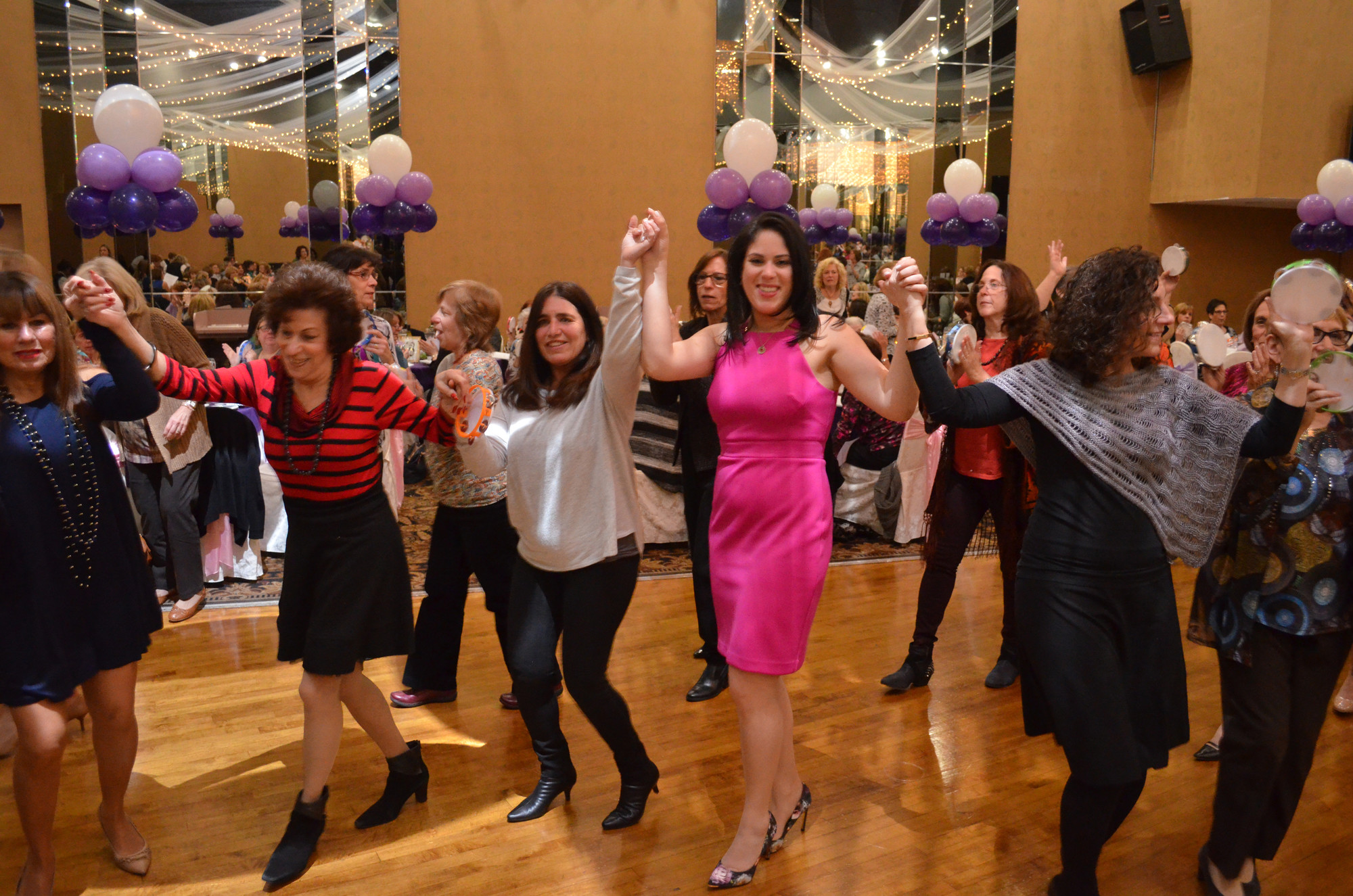 The ladies danced the Horah after the meal. (Tim Baker/Herald)