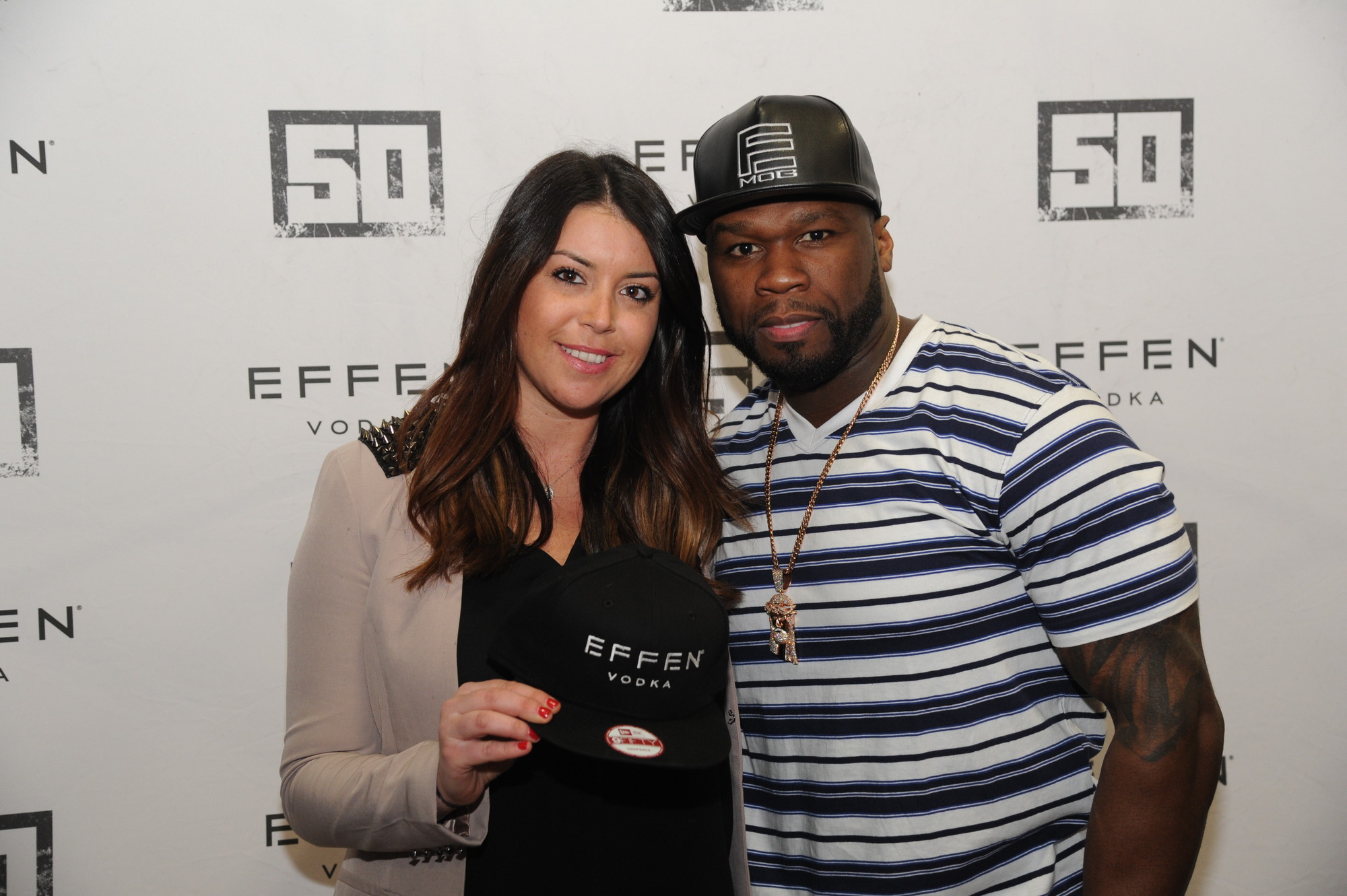 Lauren Kromas and 50 Cent