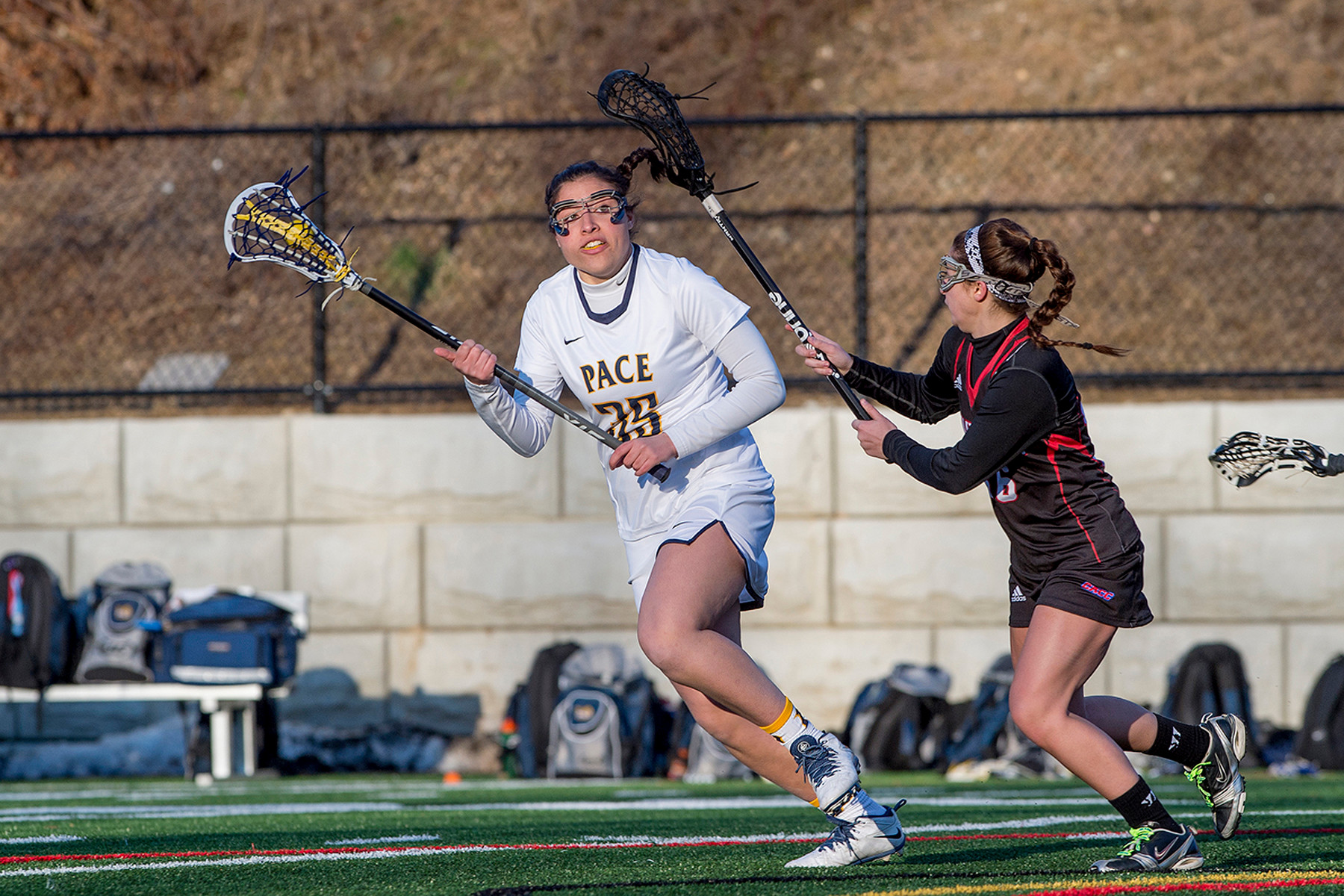 Shannon Duncan, who graduated last year from Seaford High School, has continued her lacrosse career for the Pace University setters.