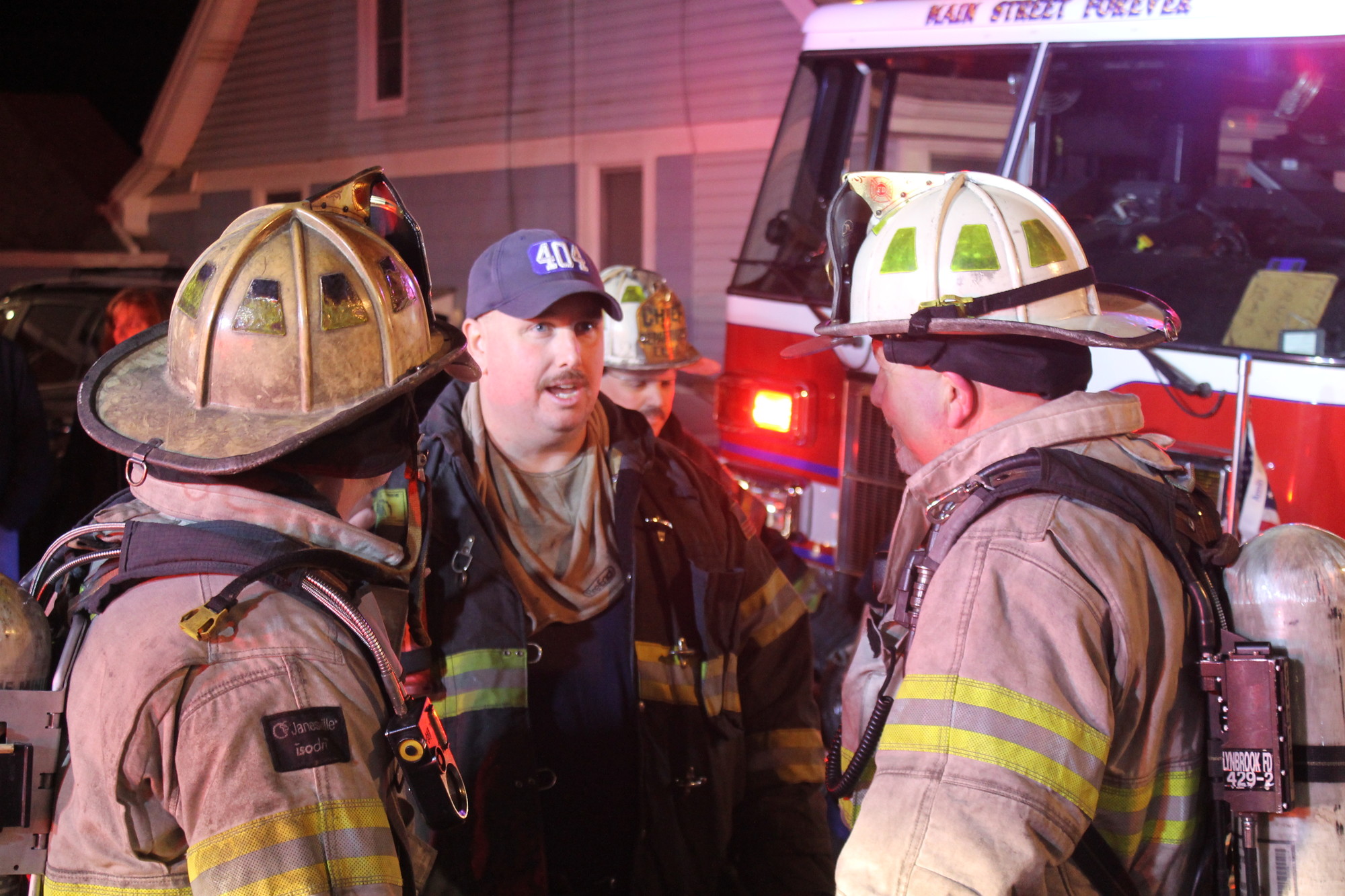 First Chief Gene Torborg was in command at the Ocean Avenue fire.