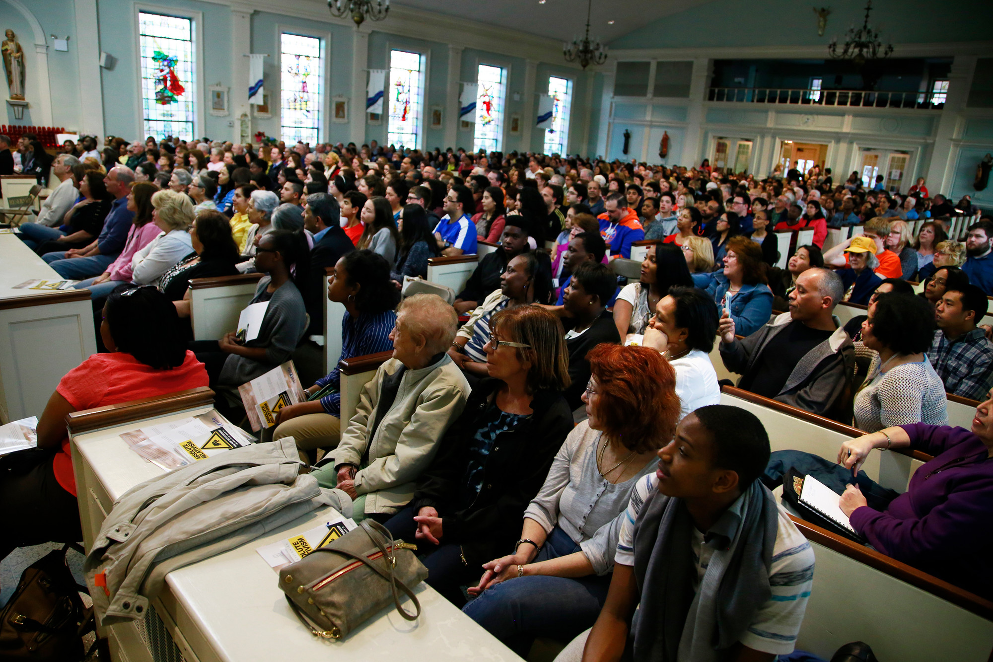 It was A packed house at Church of the Blessed Sacrament during the event on April 19.