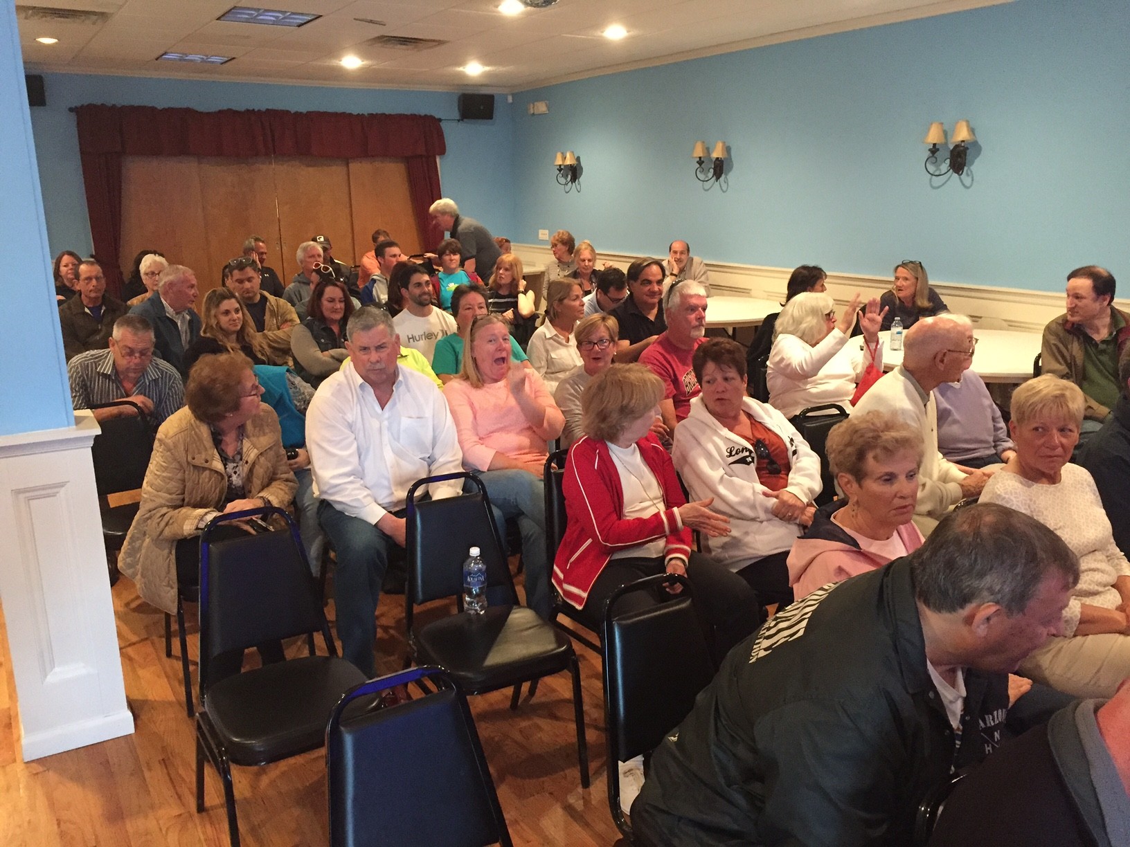 Dozens of residents voiced their concerns about a proposed development along the boardwalk at last week’s Westholme Civic Association meeting.