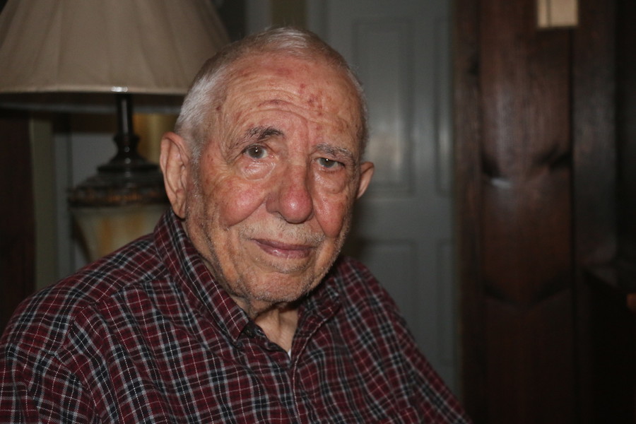 Louis Palermo, 90, of Valley Stream, survived intense fire during the June 6, 1944, D-Day invasion of Normandy, France.